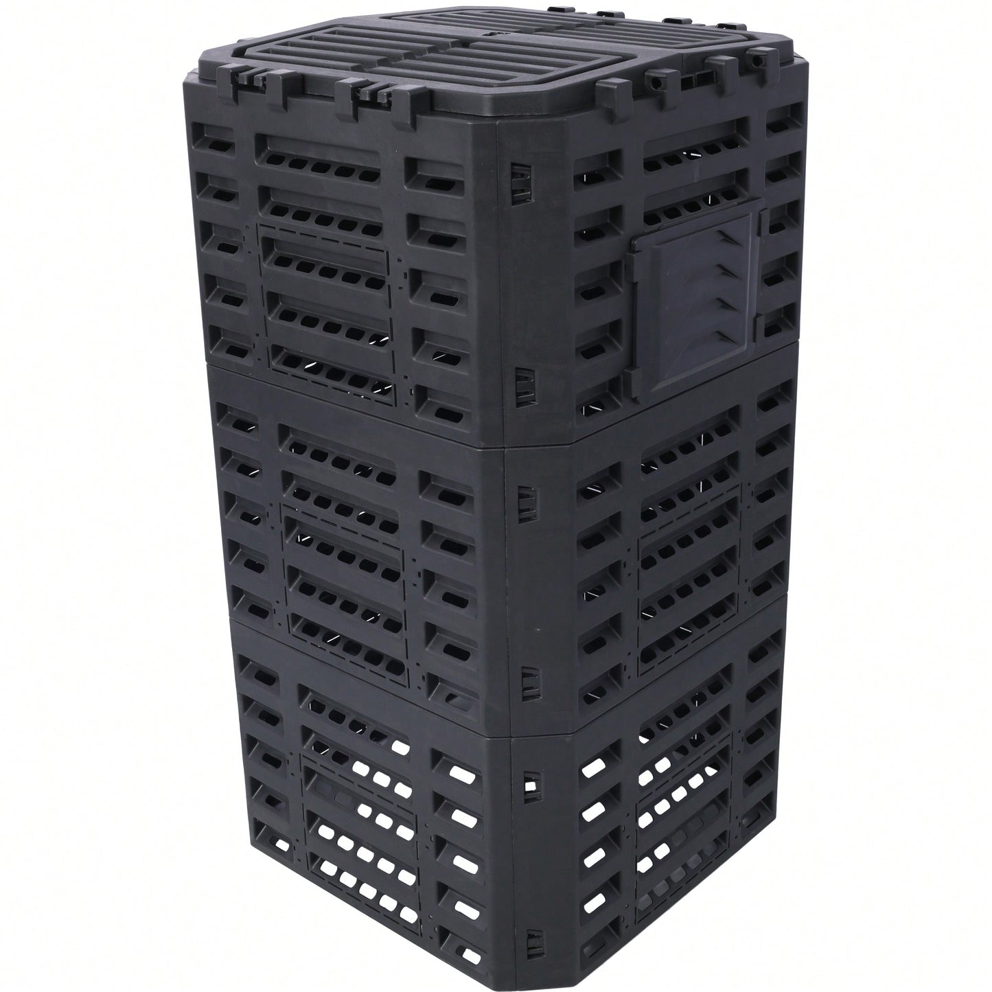 Large 132 Gallon Plastic Compost Bin For Easy Outdoor Composting And Fertile Soil Creation