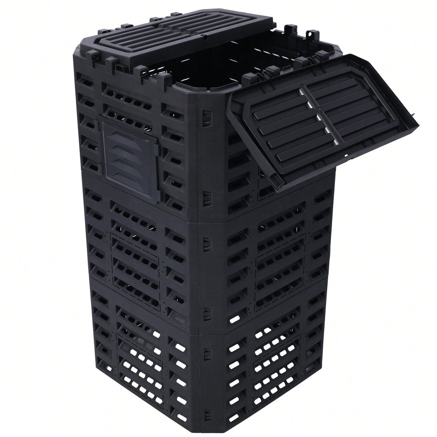 Large 132 Gallon Plastic Compost Bin For Easy Outdoor Composting And Fertile Soil Creation