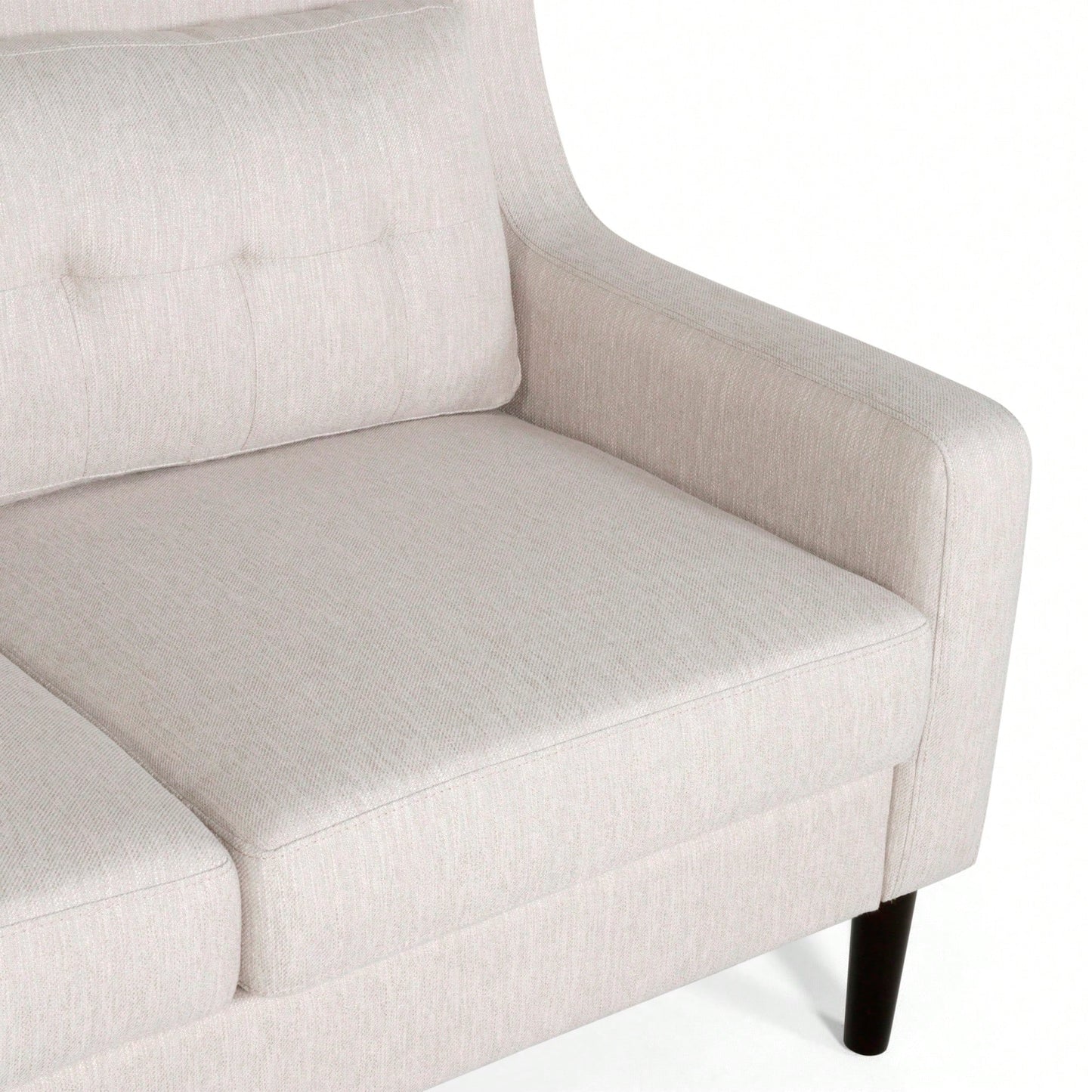 Cozy Two-Seater Sofa For Living Room With Soft Cushions And Modern Design