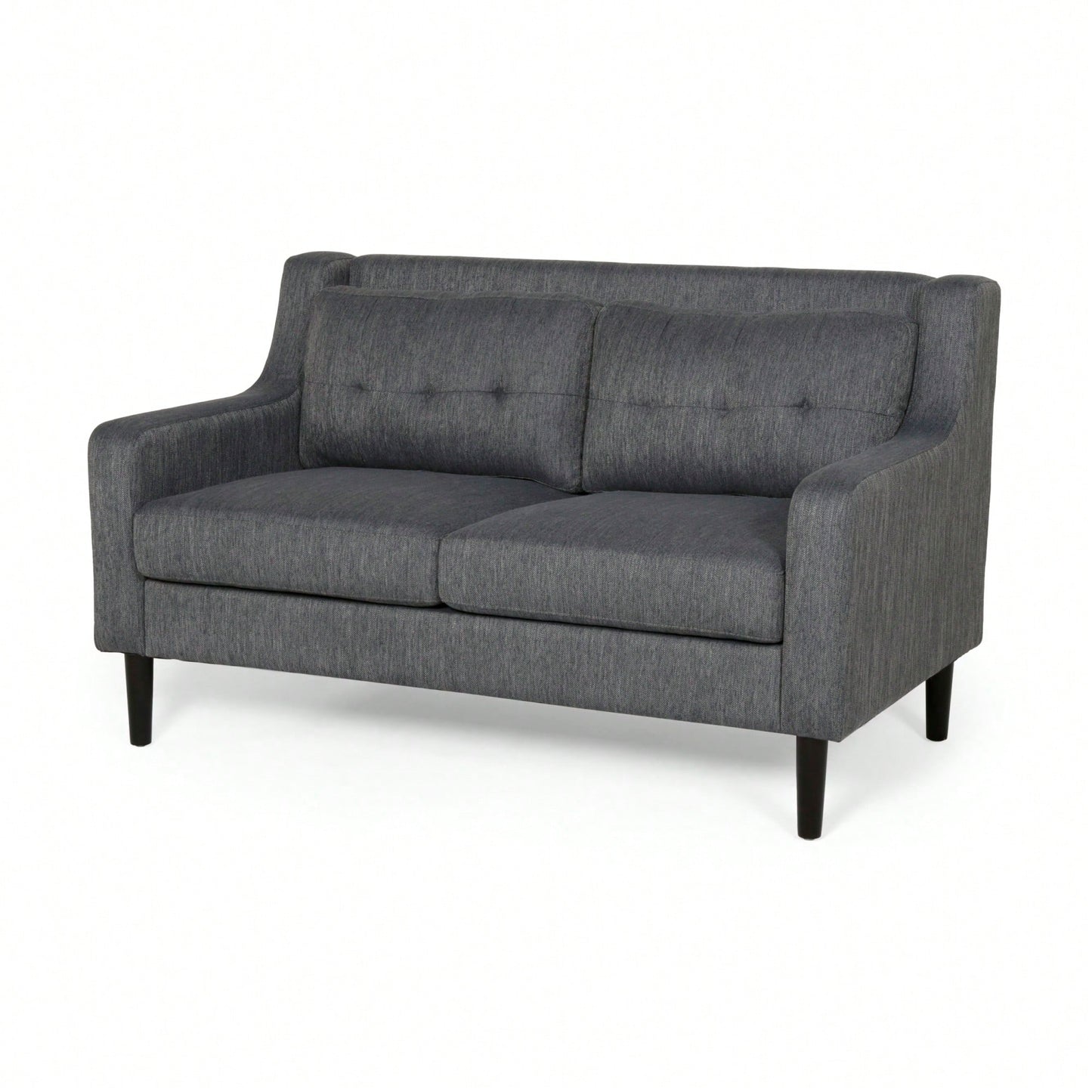 Cozy Two-Seater Sofa For Living Room With Soft Cushions And Modern Design