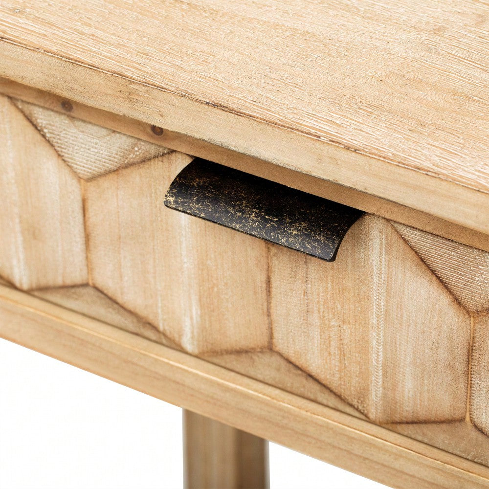 Modern Honeycomb Design Console Table For Entryway Living Room Study Foyer Hallway