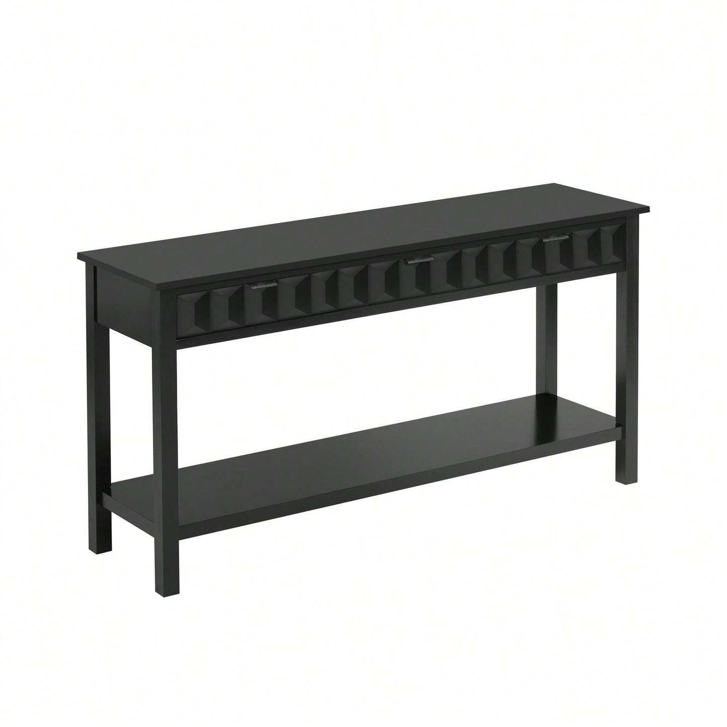 Modern Honeycomb Design Console Table For Entryway Living Room Study Foyer Hallway