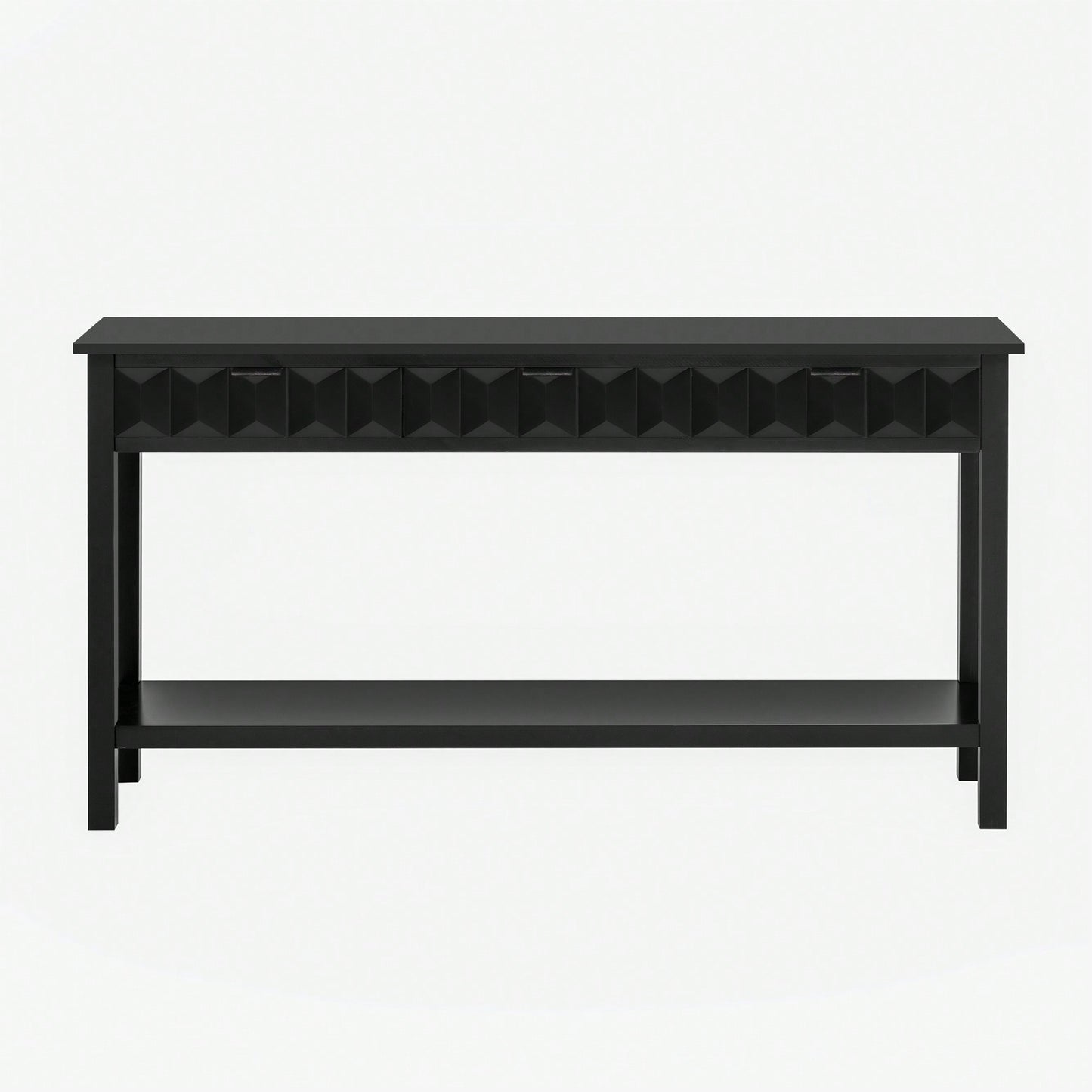 Modern Honeycomb Design Console Table For Entryway Living Room Study Foyer Hallway