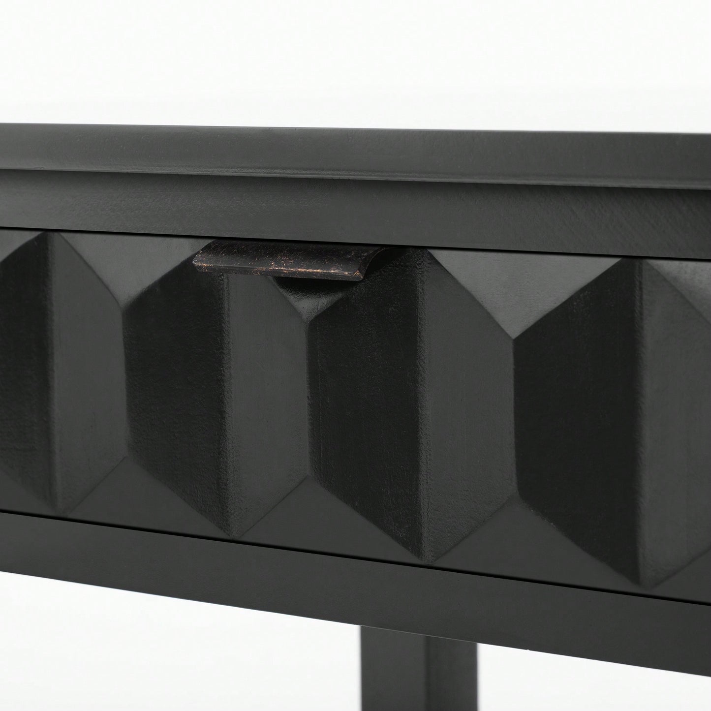 Modern Honeycomb Design Console Table For Entryway Living Room Study Foyer Hallway