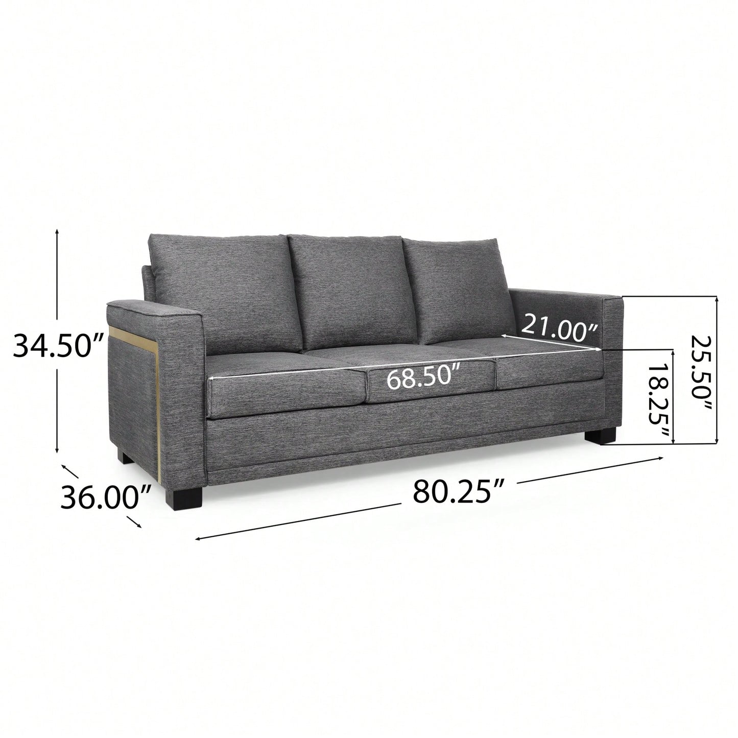 Stylish Comfortable 3 Seater Sofa For Modern Living Spaces