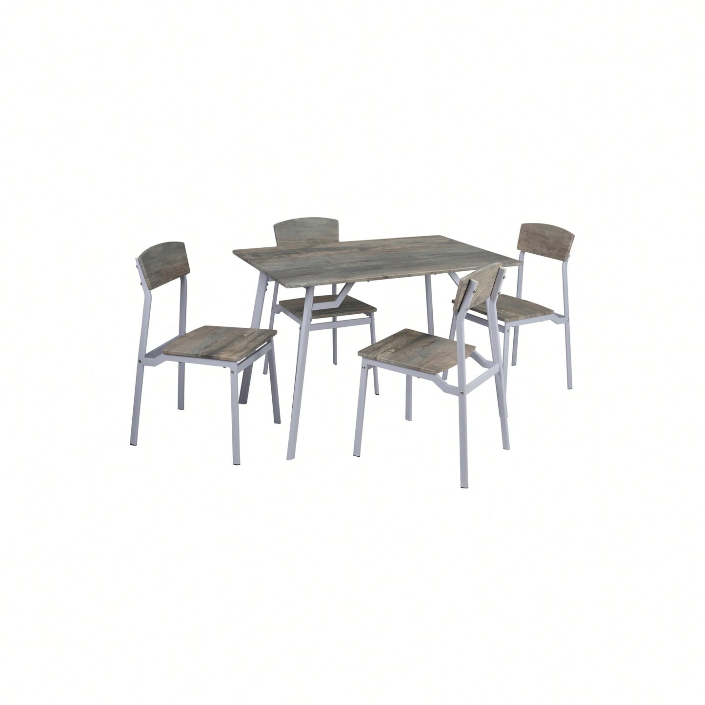 Elegant 5 Piece Dining Table Set For Modern Home Decor
