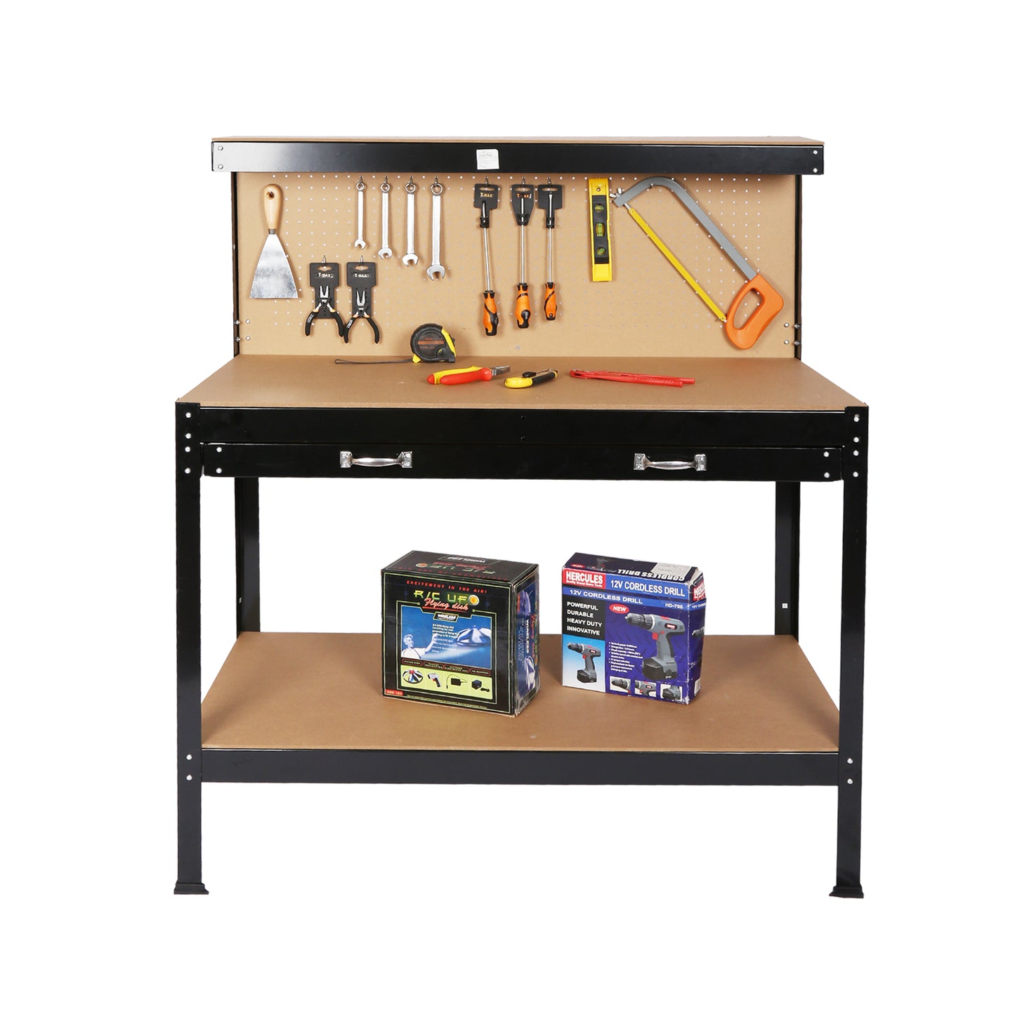 115cm Versatile Workbench for Home and Garage - Durable and Stylish Design