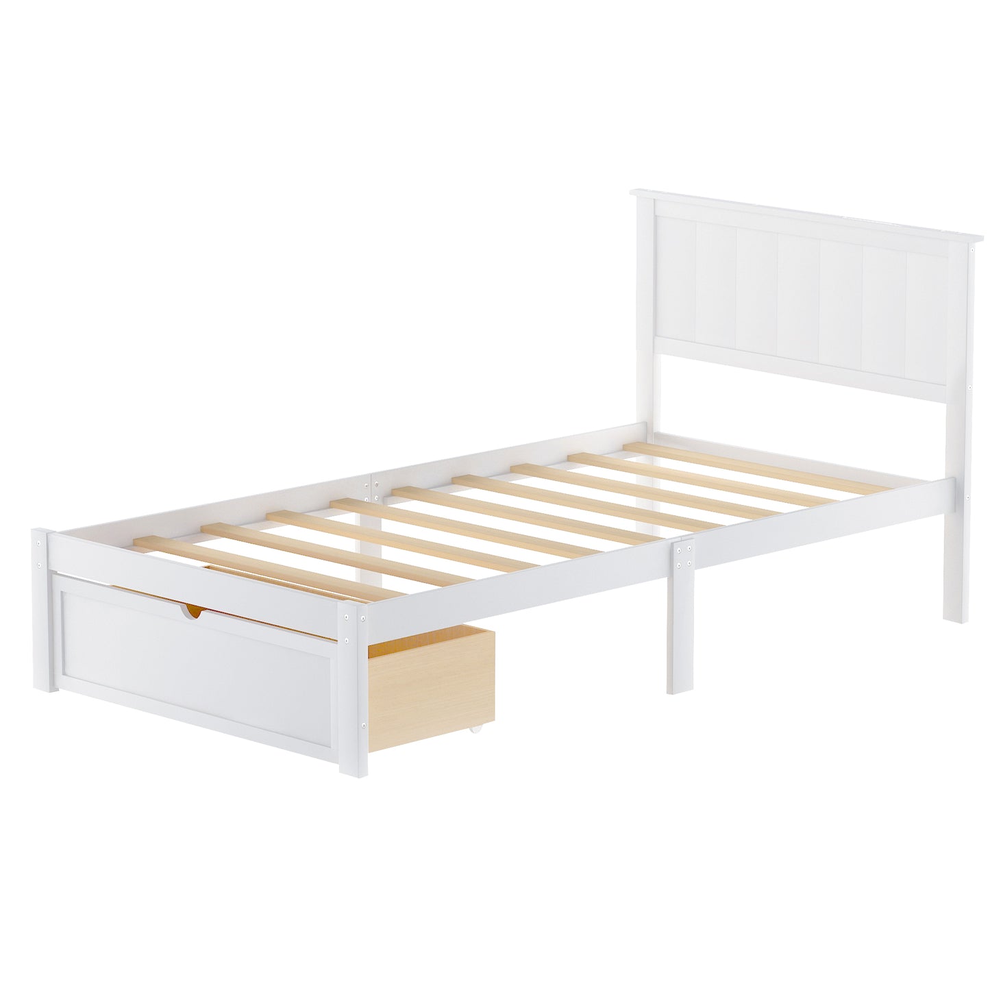 Twin Size Platform Bed with Under-bed Drawer
Full Size Platform Bed with Under-bed Drawers