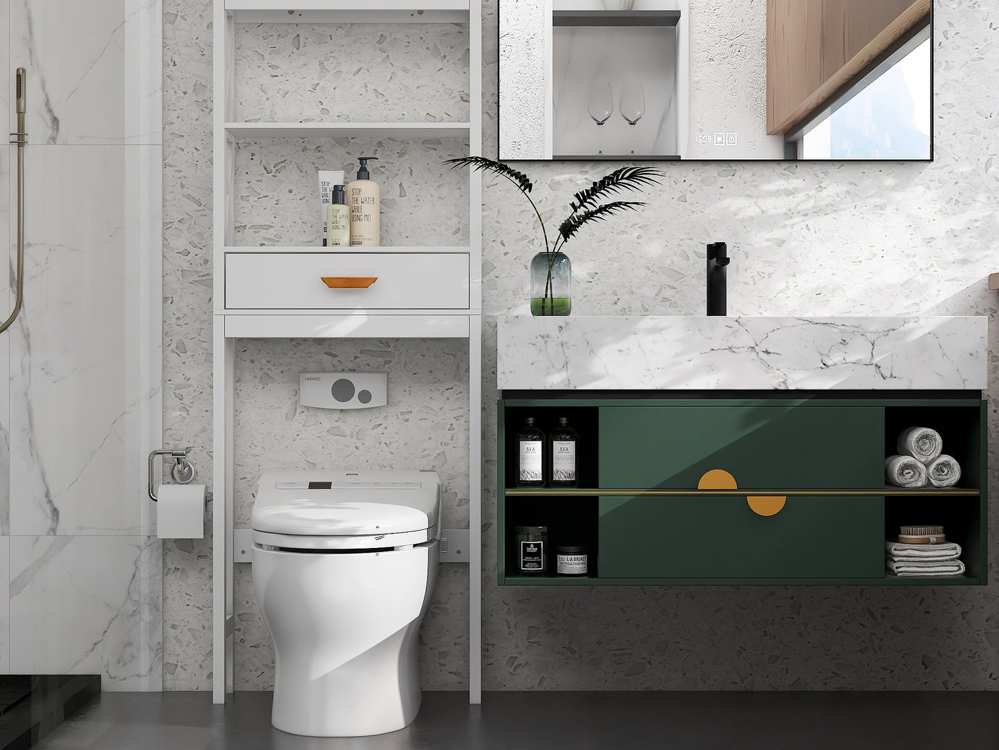 Over-the-Toilet Storage Cabinet