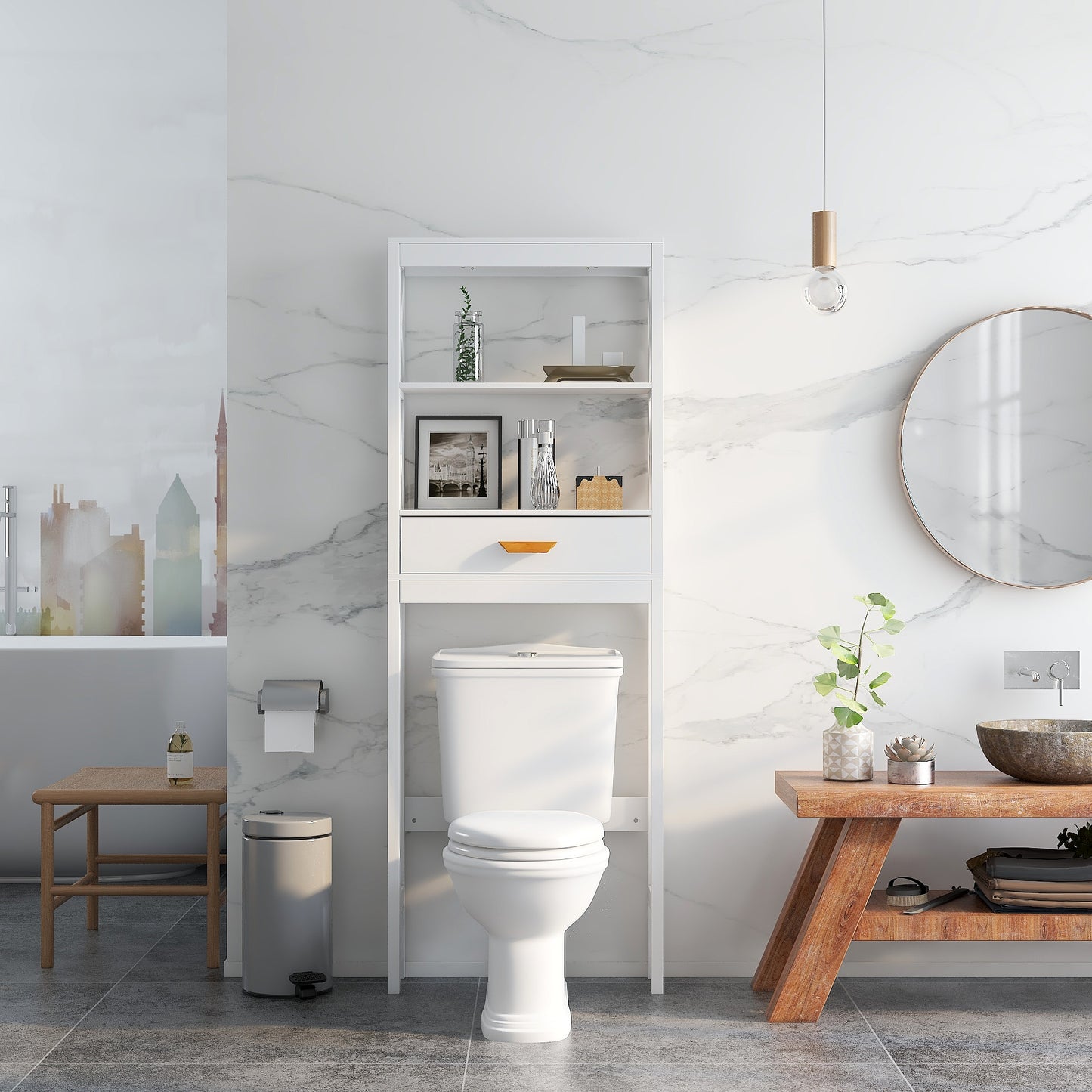 Over-the-Toilet Storage Cabinet