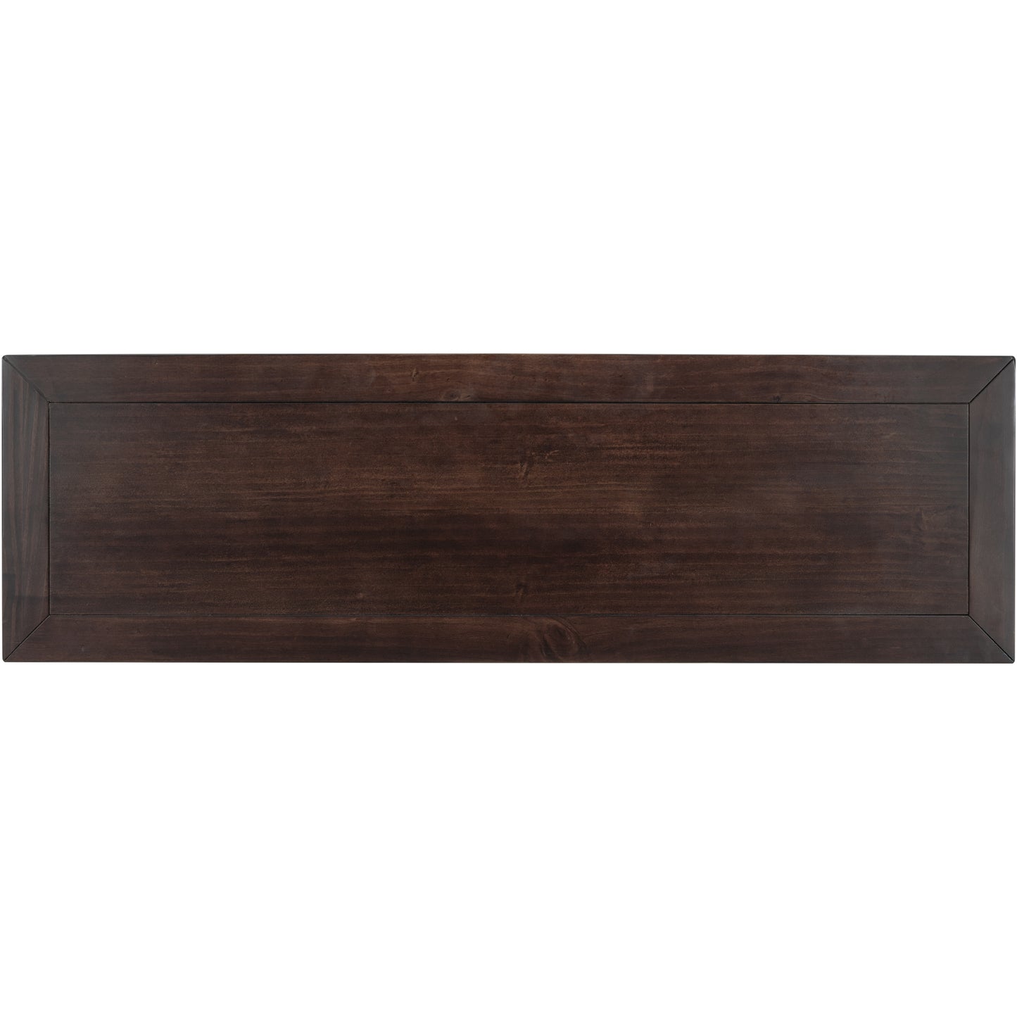 Classic Retro Console Table with 3 Drawers and Open Shelf – Easy Assembly, Espresso Finish