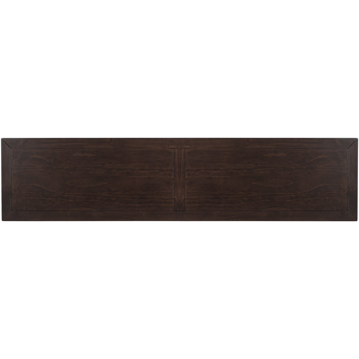 Sofa Table with Storage Drawers and Bottom Shelf for Entryway or Hallway - Espresso Finish, Stylish Console Table