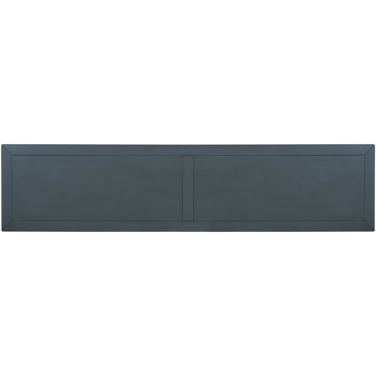 Stylish Console Table with Storage Drawers and Bottom Shelf for Entryway Hallway, Navy Finish