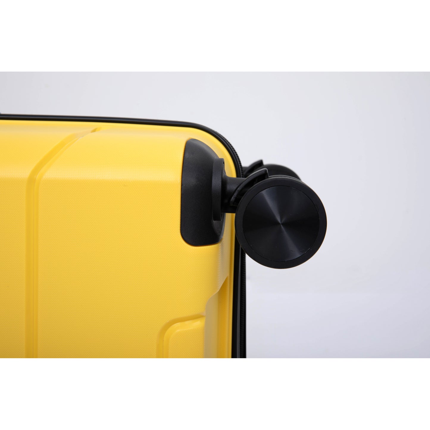 Lightweight Hardshell Luggage Set with Spinner Wheels and TSA Lock, 3-Piece Suitcase Set (20/24/28), Yellow