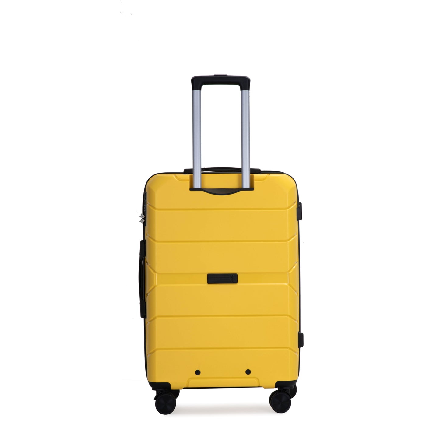 Lightweight Hardshell Luggage Set with Spinner Wheels and TSA Lock, 3-Piece Suitcase Set (20/24/28), Yellow