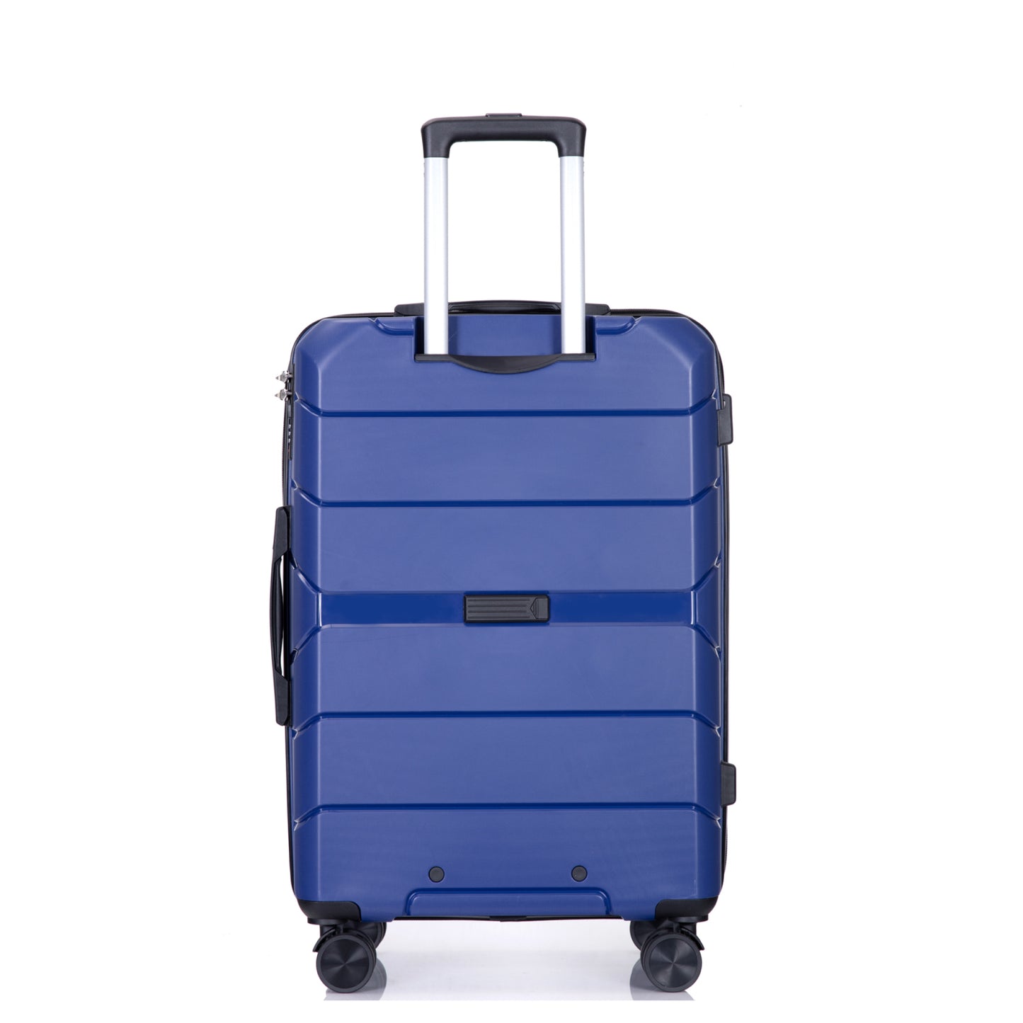 Lightweight Hardshell Luggage Set with Spinner Wheels, TSA Lock - 3-Piece (20/24/28) - Navy Travel Suitcase Set