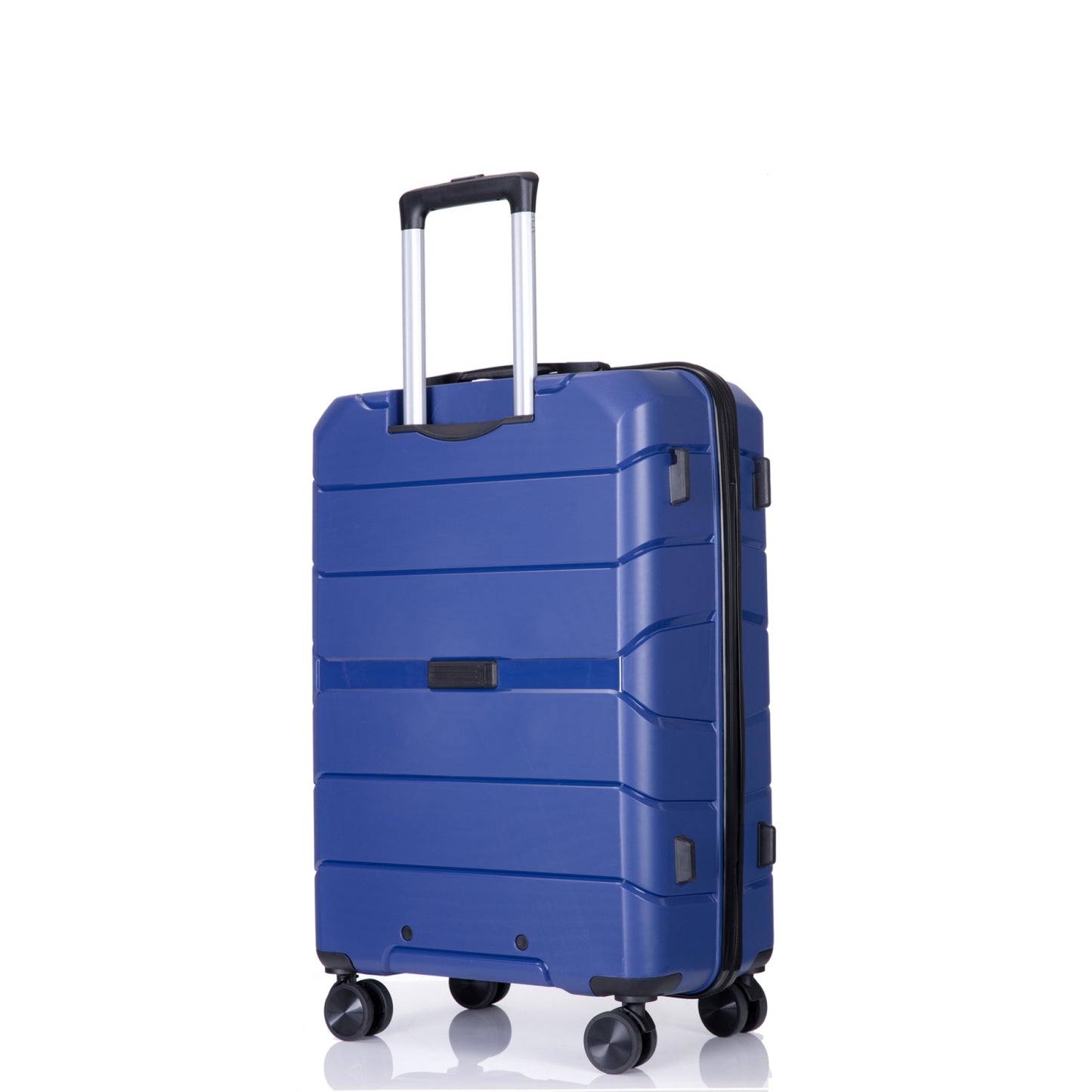 Lightweight Hardshell Luggage Set with Spinner Wheels, TSA Lock - 3-Piece (20/24/28) - Navy Travel Suitcase Set