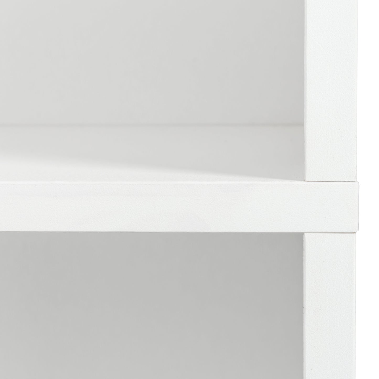 Freestanding Kitchen Cabinet with Adjustable Shelves and Double Doors - White Storage Unit for Dining Room & Home Organization