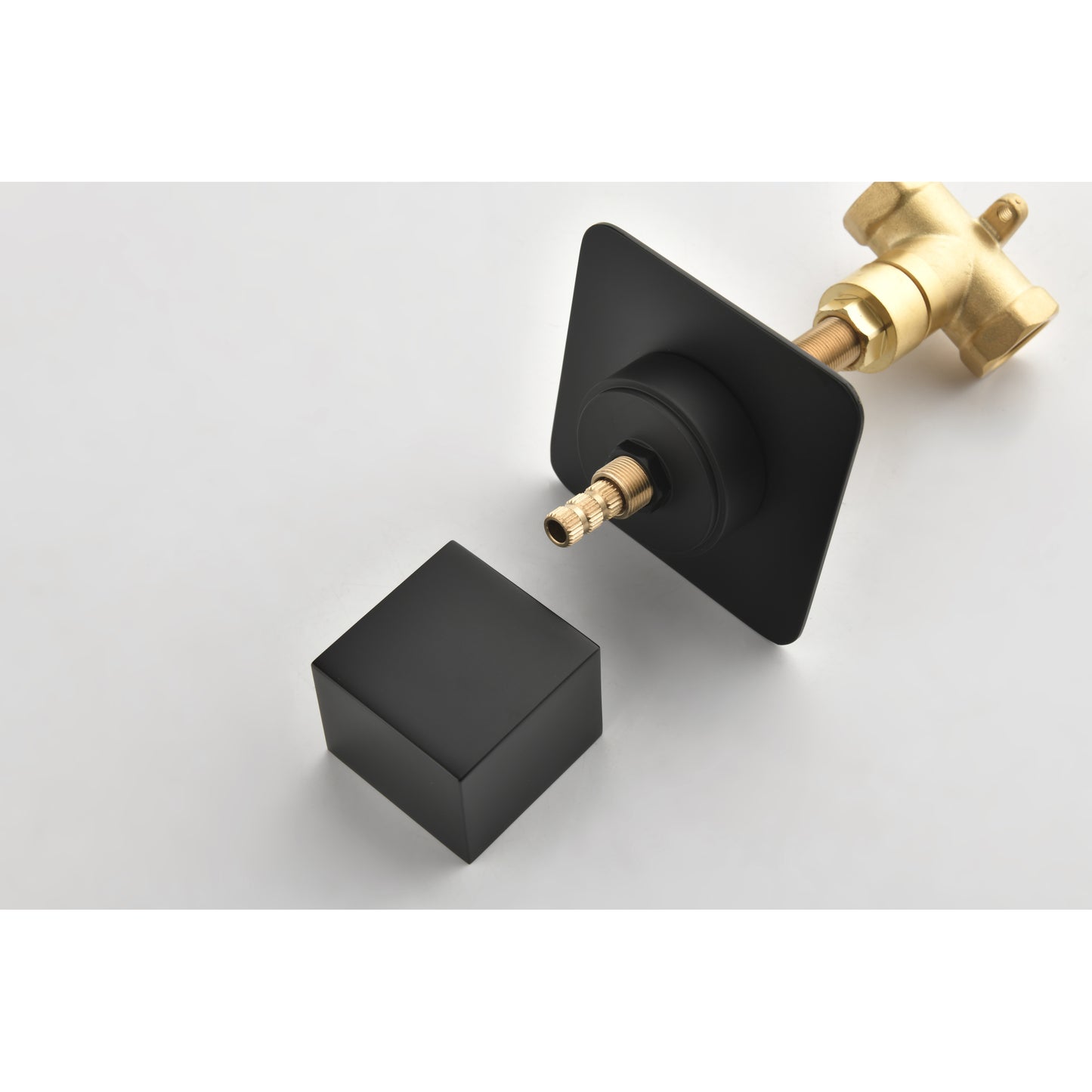 3/4 Cast Metal Volume Control Valve for Master Shower, Adjustable Brass Handle, 3-Piece Valve Body