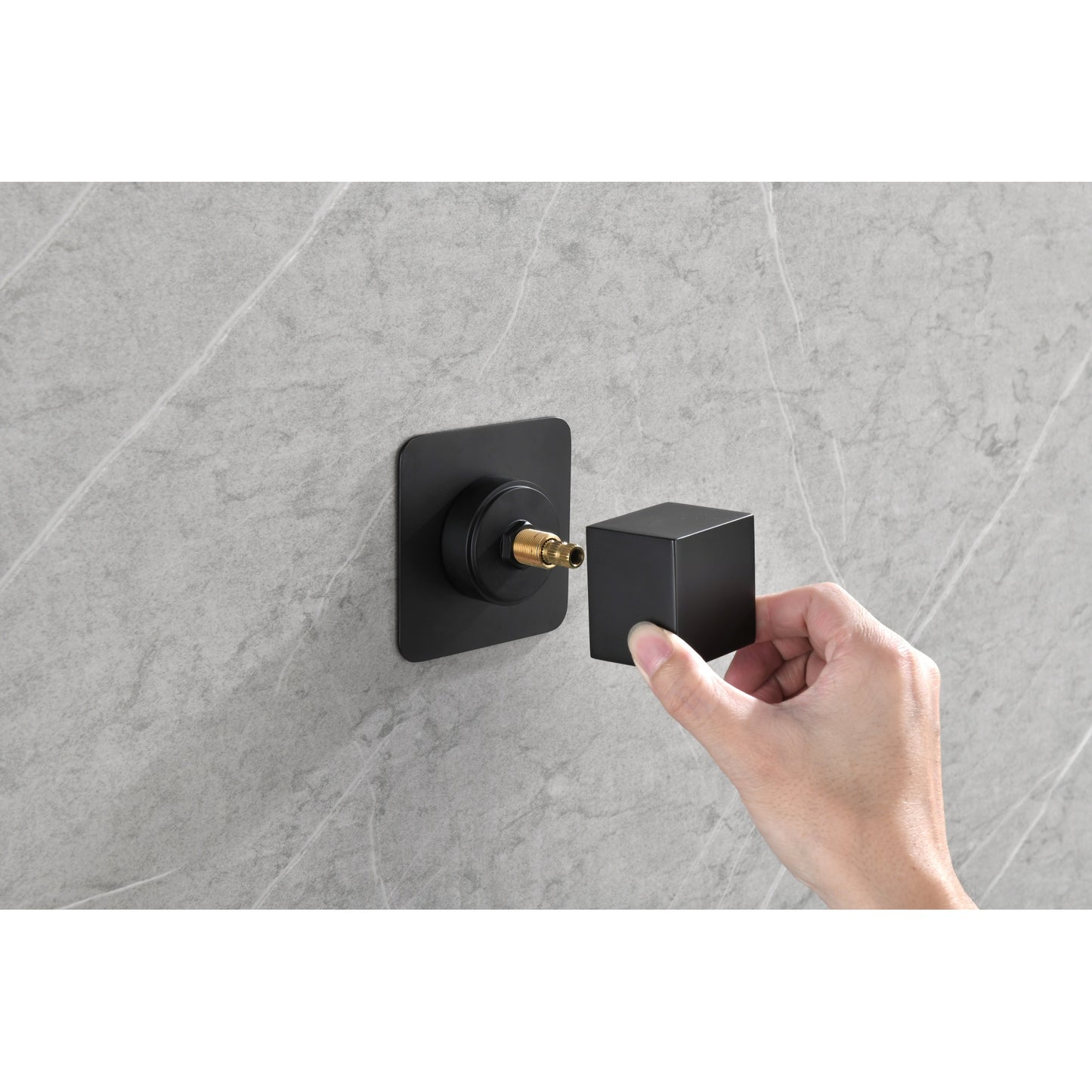 3/4 Cast Metal Volume Control Valve for Master Shower, Adjustable Brass Handle, 3-Piece Valve Body
