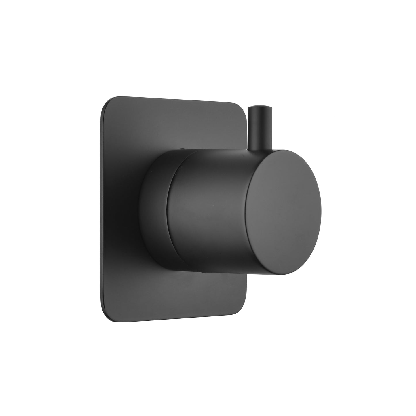 3/4 Cast Metal Shower Volume Control Valve - Adjustable Brass Handle, 3-Piece Assembly for Optimal Water Flow Control