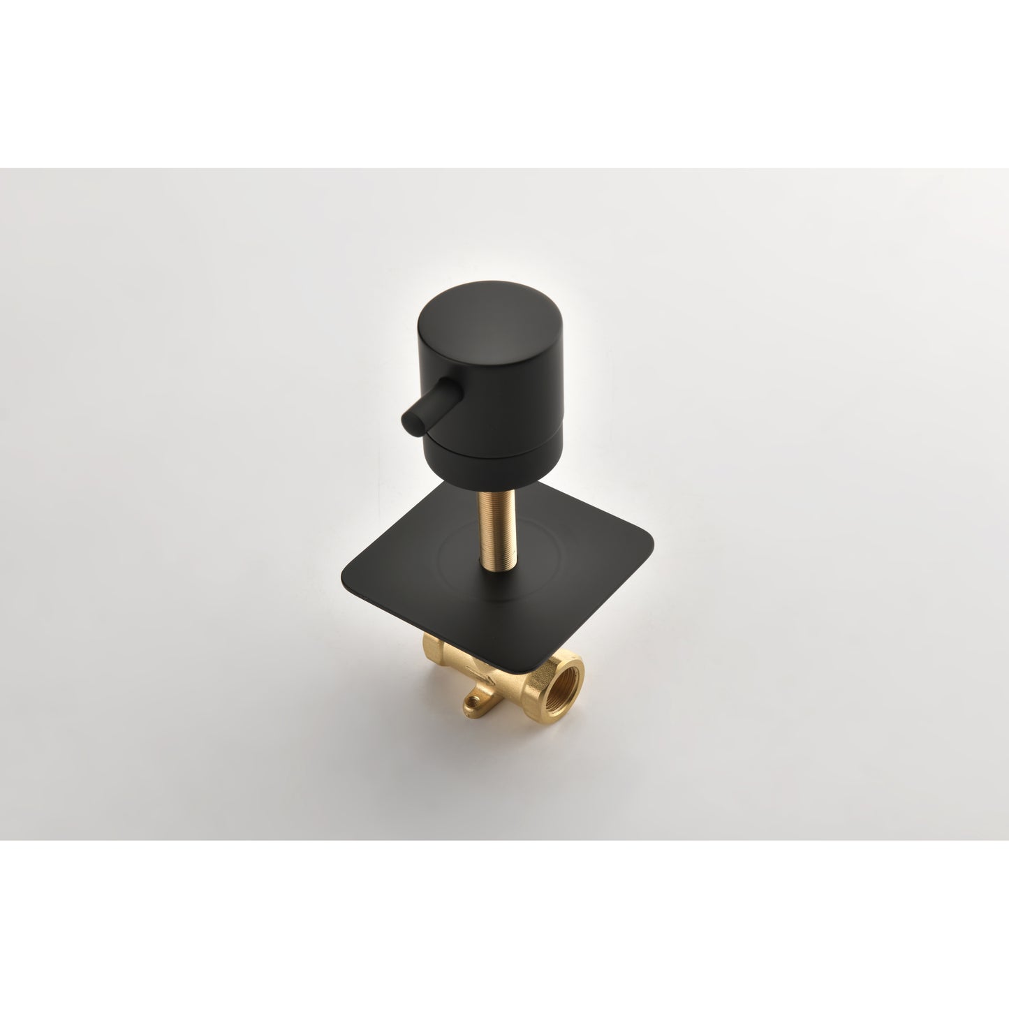 3/4 Cast Metal Shower Volume Control Valve - Adjustable Brass Handle, 3-Piece Assembly for Optimal Water Flow Control