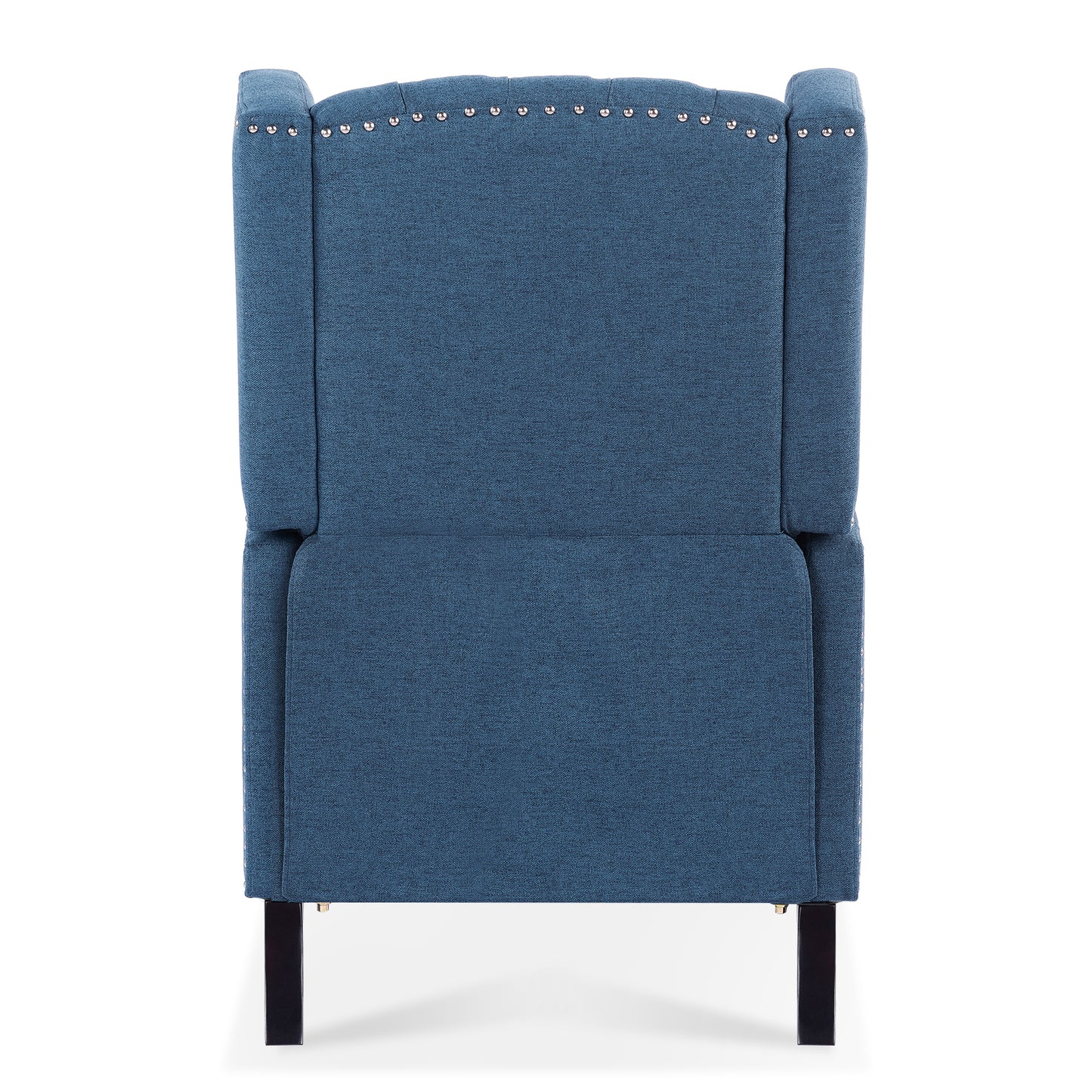 27.16” Wide Manual Wing Chair Recliner - Comfortable Upholstered Armchair for Living Room, Home Theater, Bedroom - Stylish Classic Design