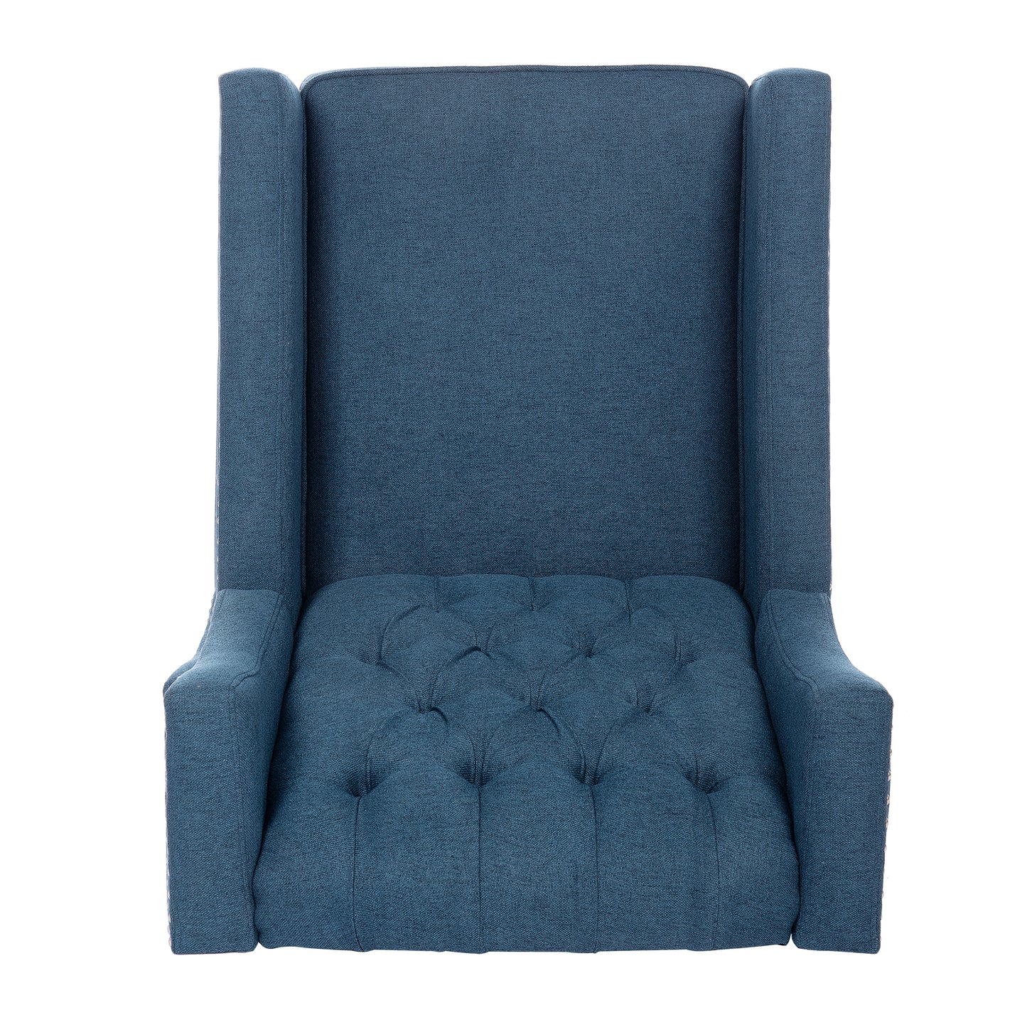 27.16” Wide Manual Wing Chair Recliner - Comfortable Upholstered Armchair for Living Room, Home Theater, Bedroom - Stylish Classic Design
