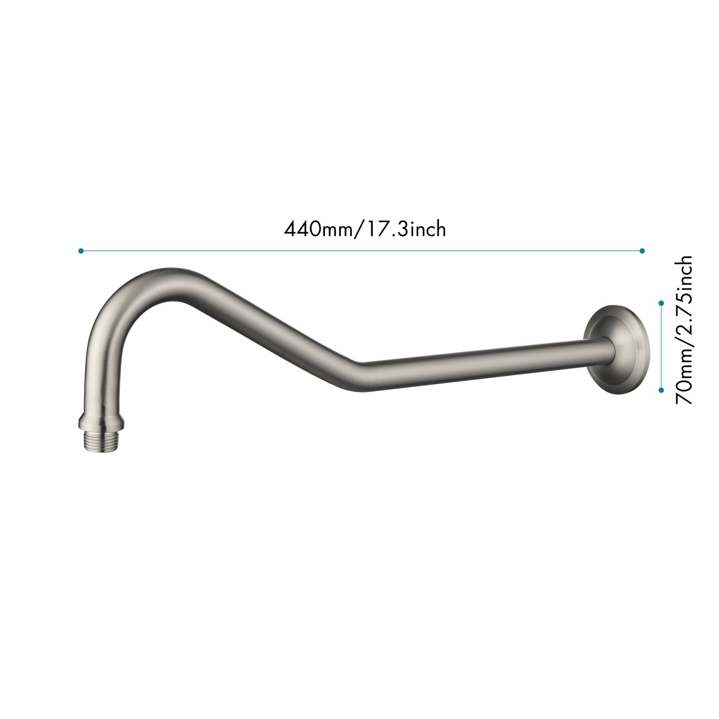Complete Shower System with Multi-Function Shower Head, Handheld Shower, Slide Bar, Bodysprays, Adjustable Shower Arm, Hose