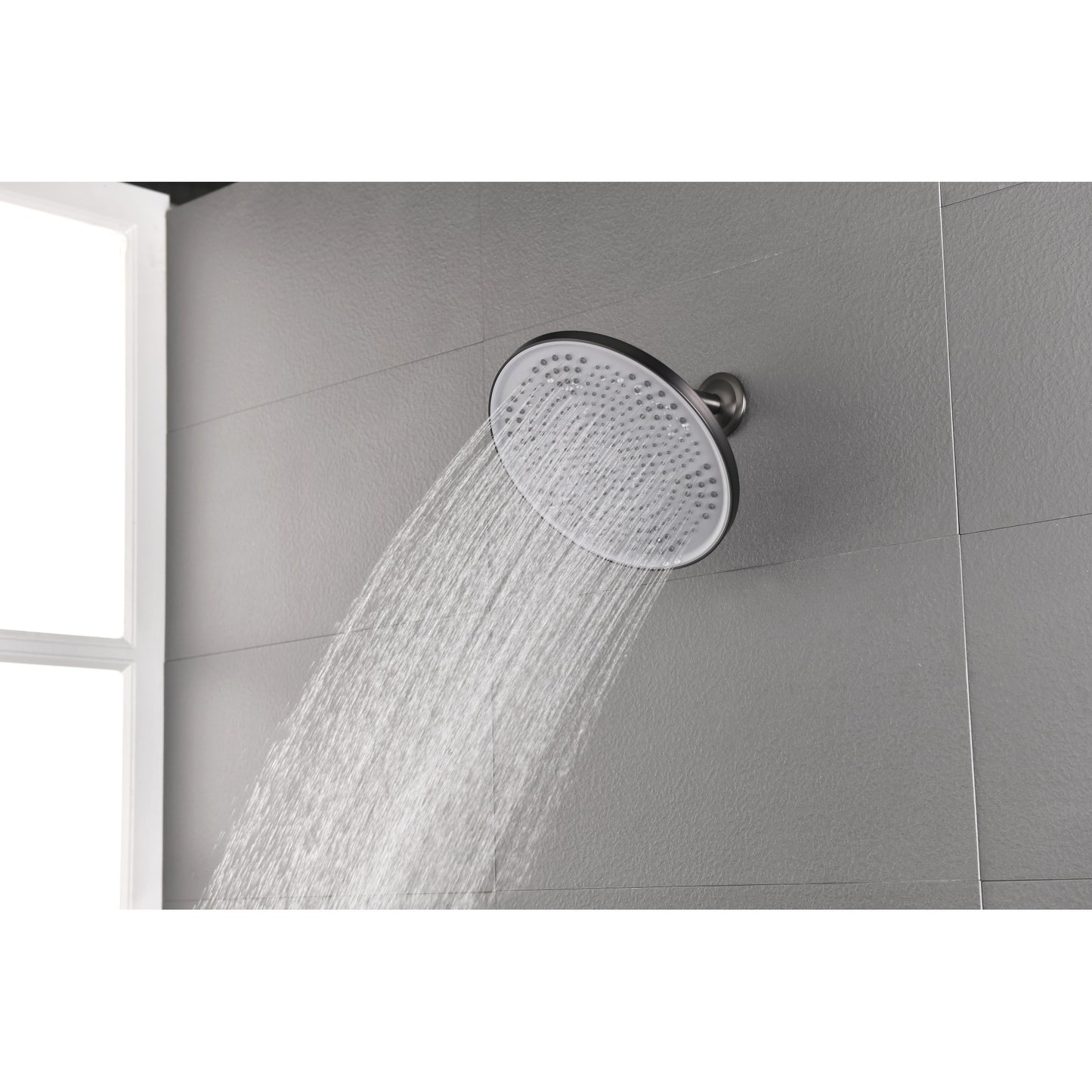 High Pressure Rain Shower Head - Luxury Modern Design - Easy Tool-less Installation in 1 Minute
