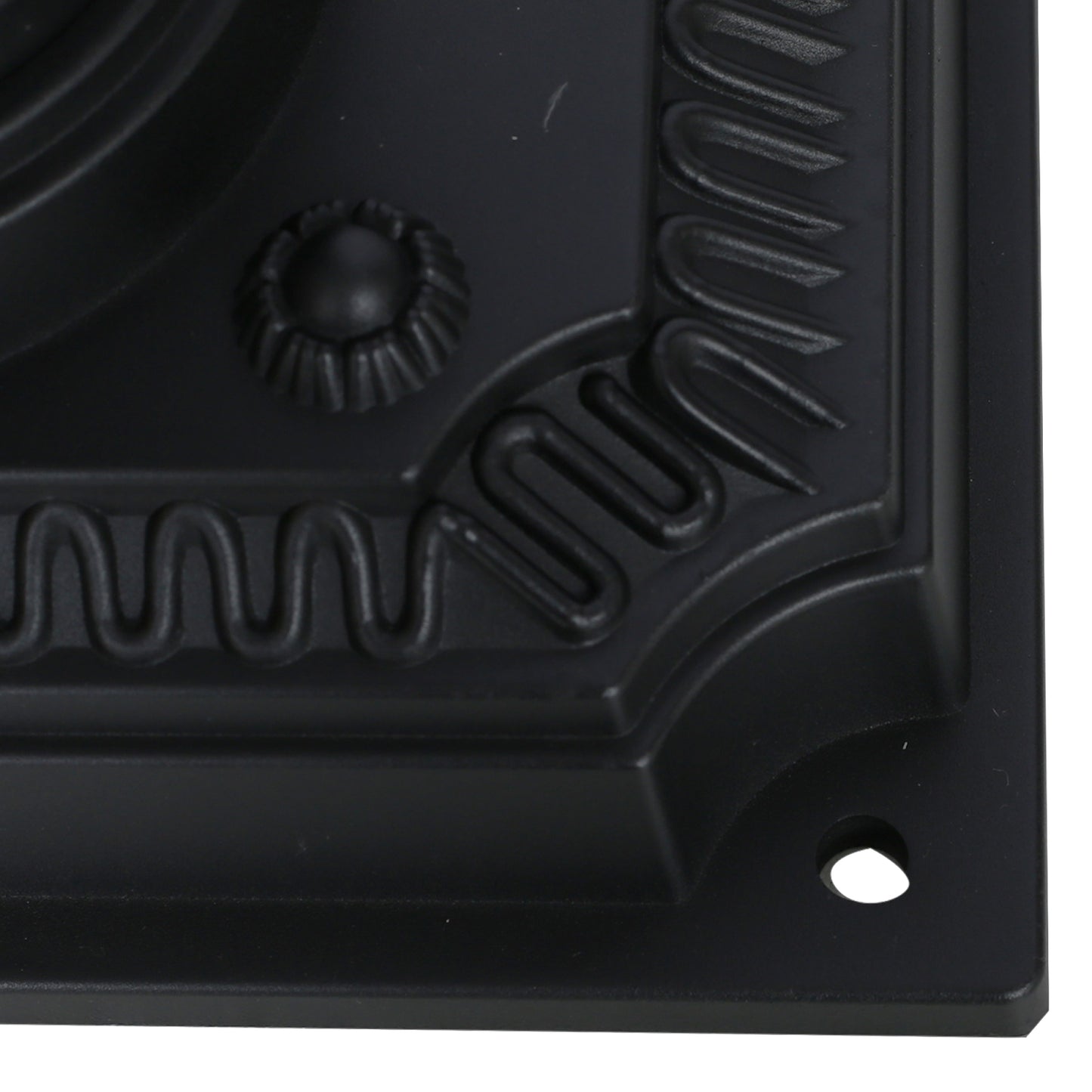 Cast Aluminum Black Postal Box - Durable Mailbox for Home or Office - Weather-Resistant and Secure Design