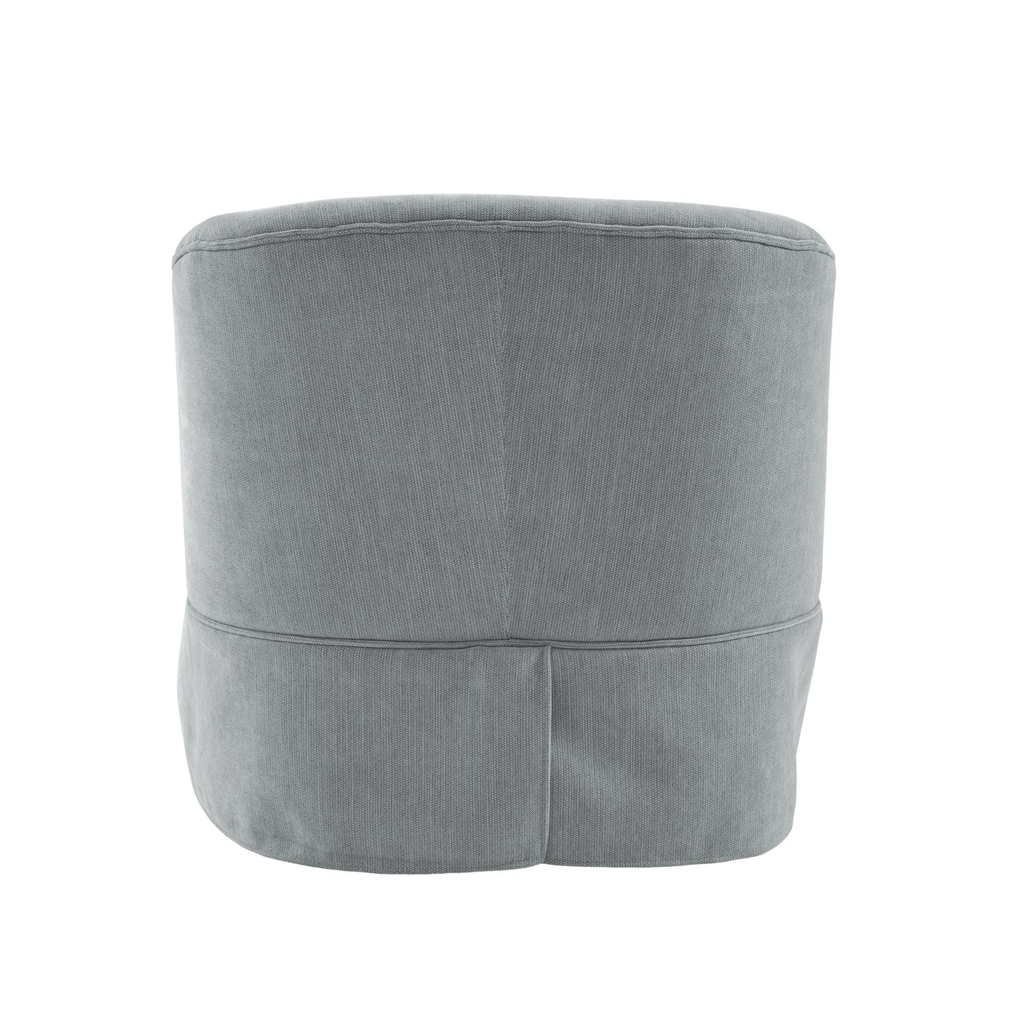 360-degree Swivel Accent Armchair Linen Blend Orange LIGHT GREEN