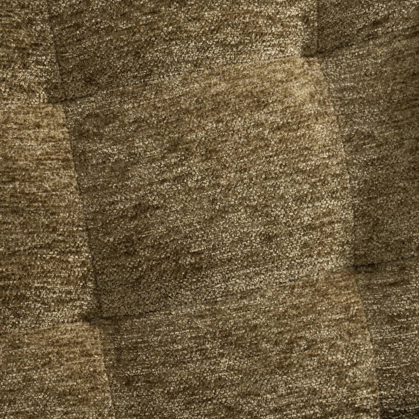 Olive Green Chenille Accent Chair for Living Room Modern Upholstered Armchair with Pillow and Solid Wood Legs