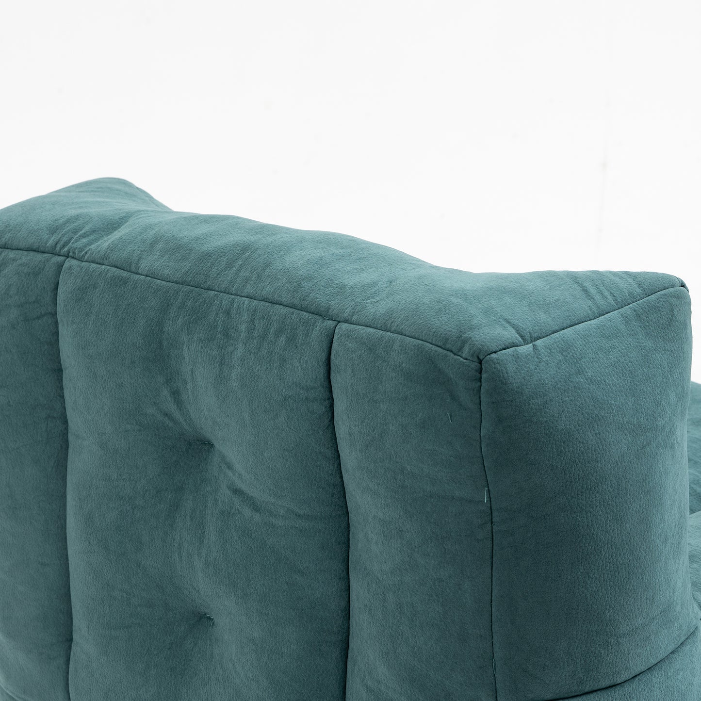 Memory Foam Bean Bag Chair with Ottoman for Adults and Kids, Soft Modern Sofa for Living Room and Bedroom