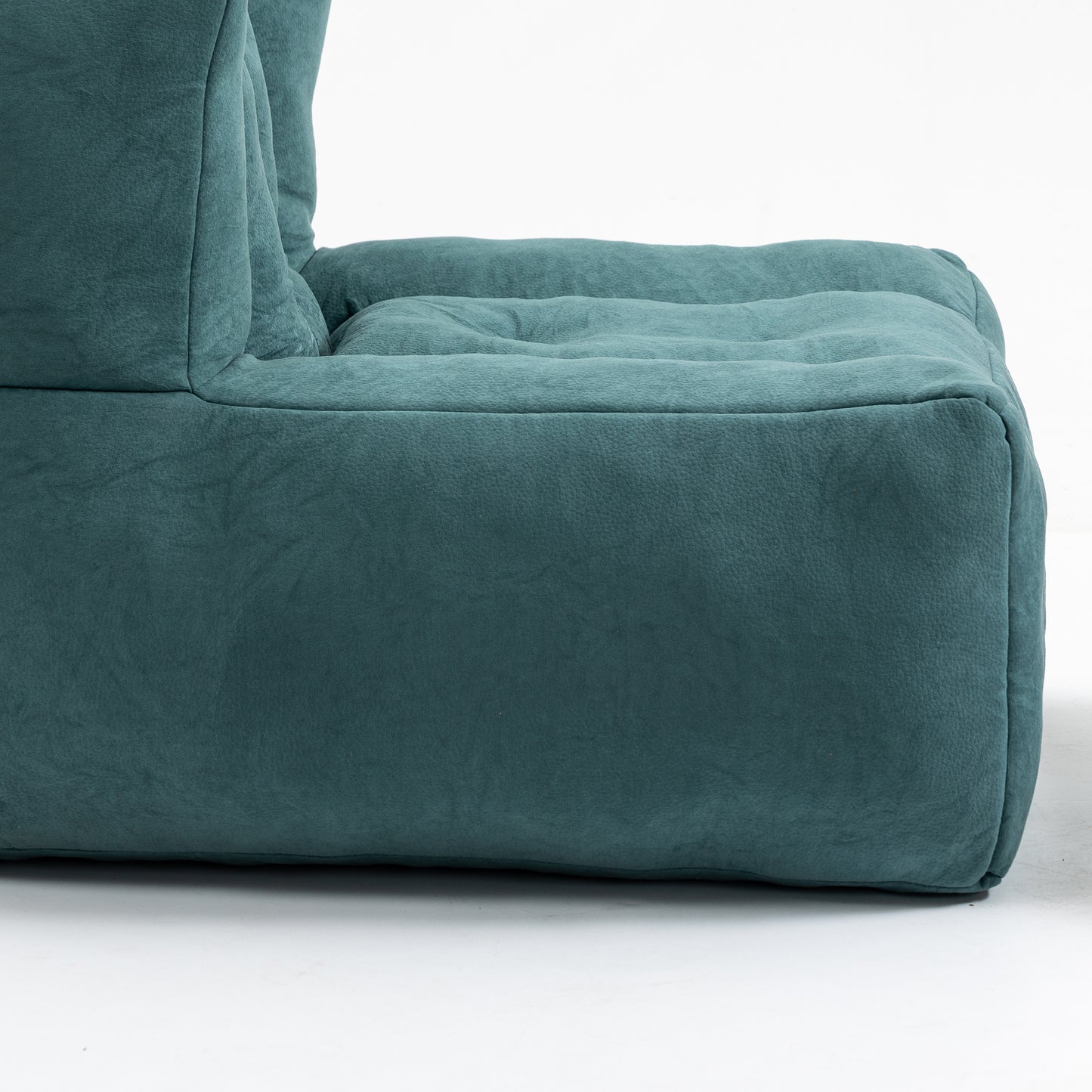 Memory Foam Bean Bag Chair with Ottoman for Adults and Kids, Soft Modern Sofa for Living Room and Bedroom