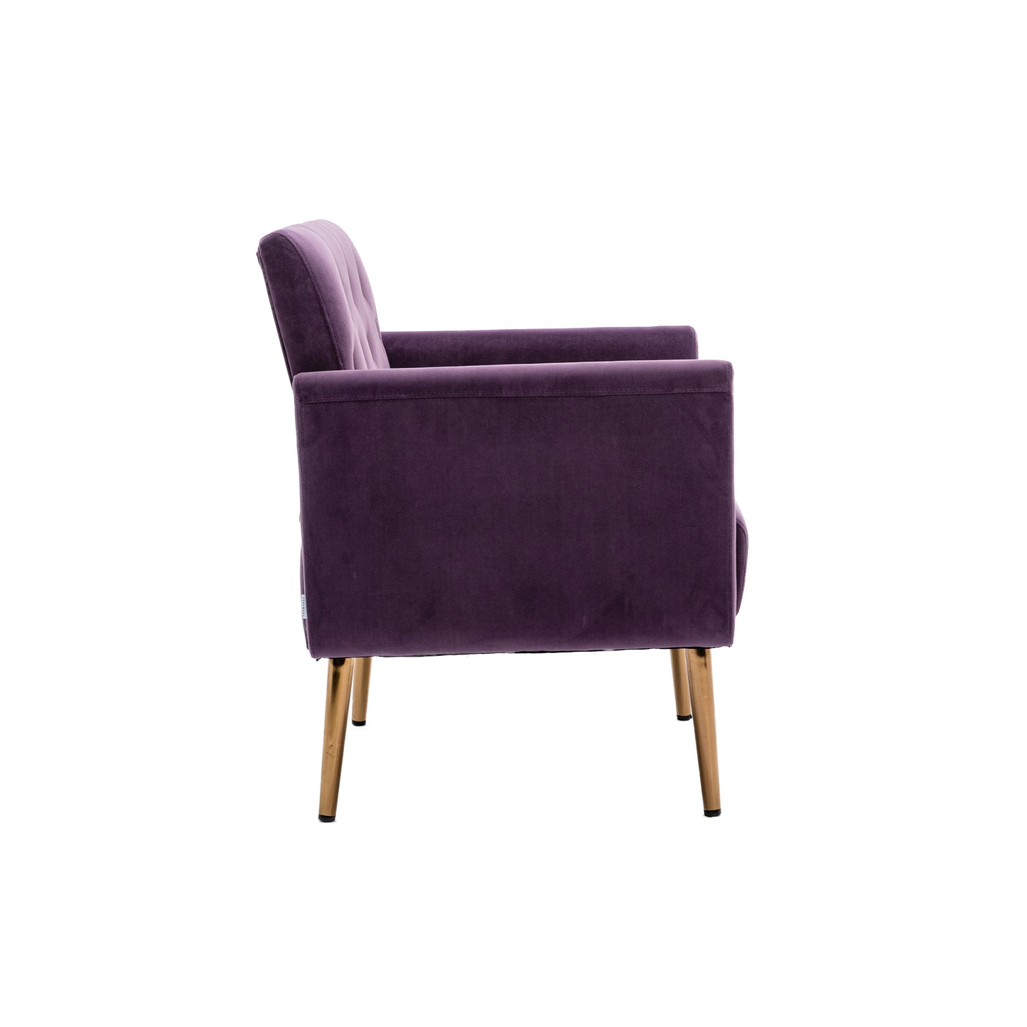 Accent Chair ,leisure single sofa with Rose Golden feet
