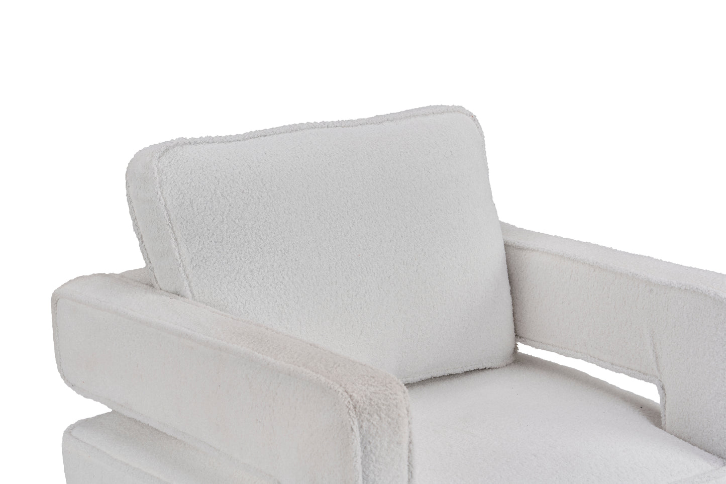 Modern 360 Degree Swivel Barrel Chair for Living Room Accent Small Armchair for Nursery Office Bedroom Hotel