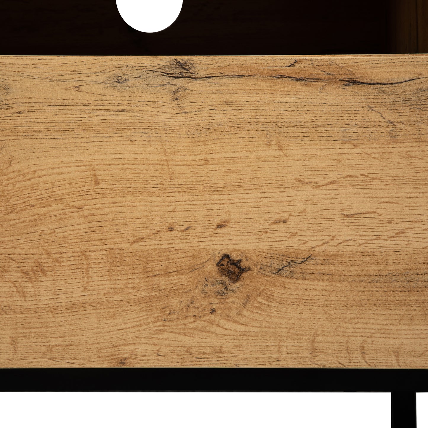 Elegant Modern TV Stand for 80 Inch TV with Double Storage Media Console Entertainment Center and Drop Down Door