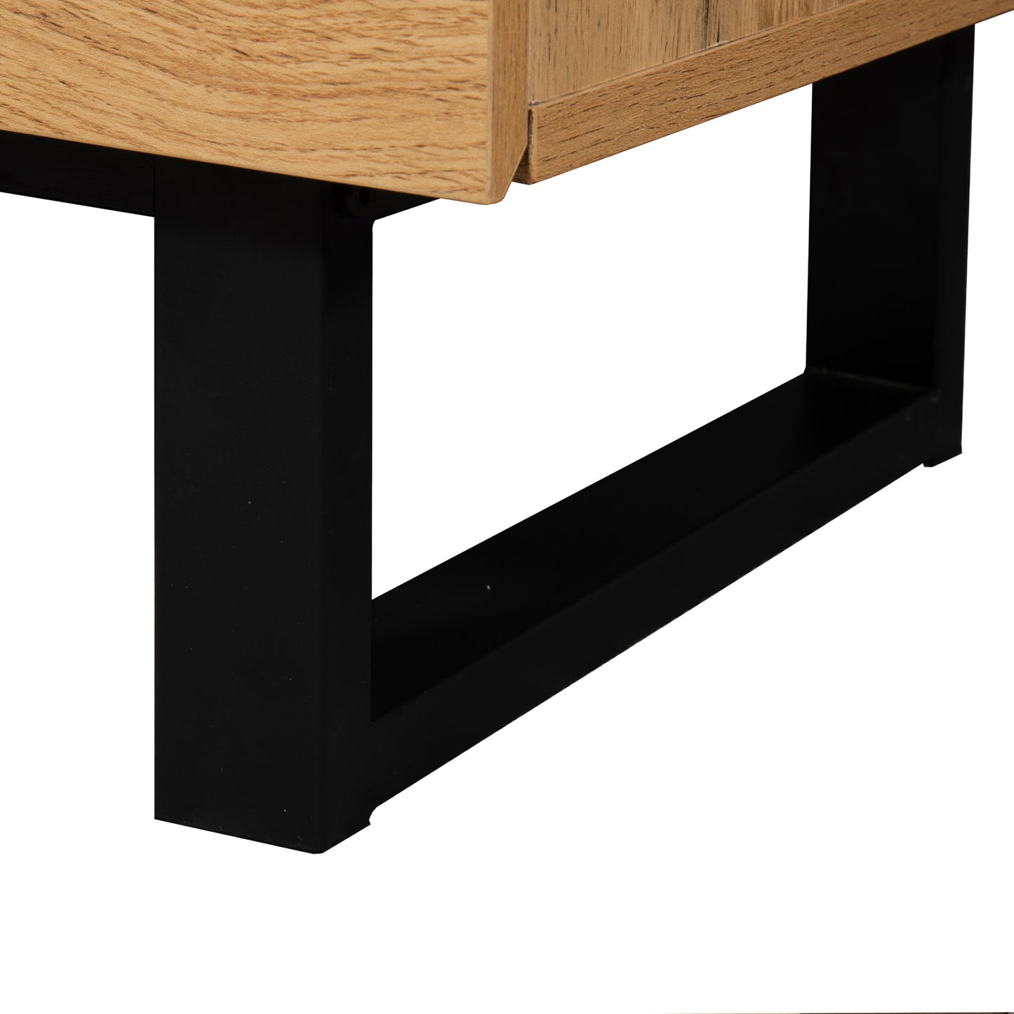 Elegant Modern TV Stand for 80 Inch TV with Double Storage Media Console Entertainment Center and Drop Down Door