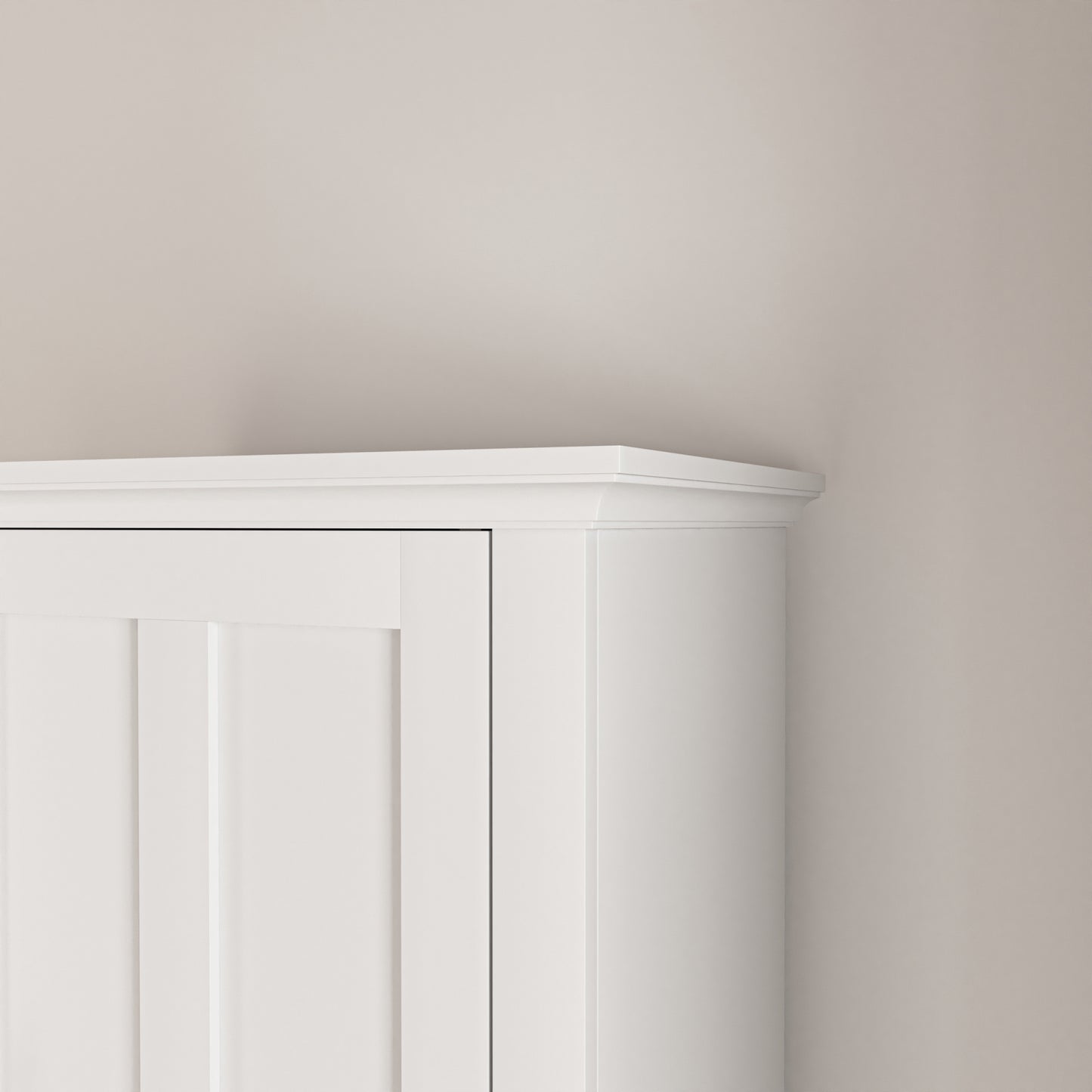 Bathroom Floor Storage Cabinet with 2 Doors, Wooden Living Room Cabinet with 6 Shelves, Space-Saving Organizer 15.75x11.81x66.93