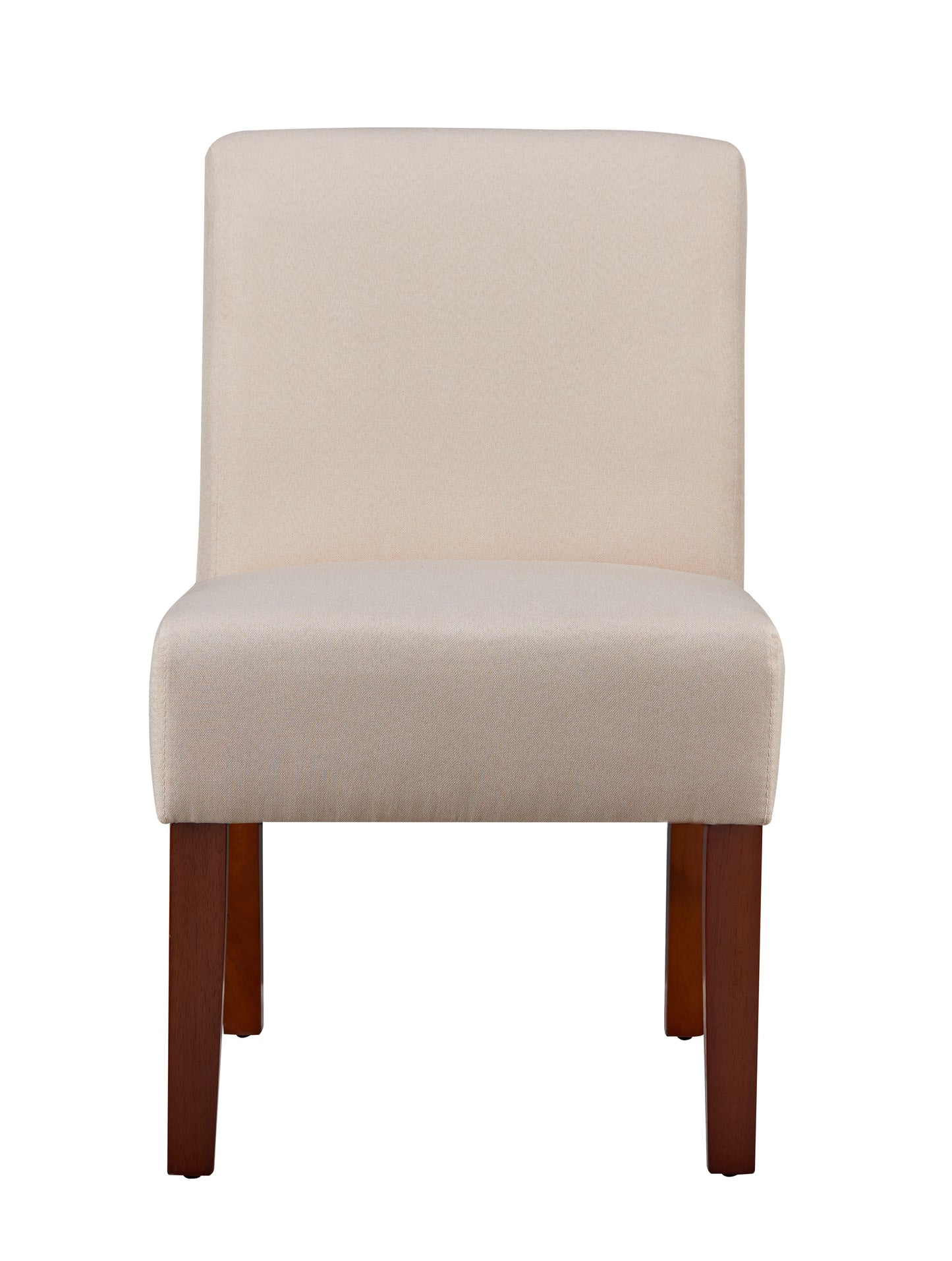 Fabric Accent Chair Set of 2 with Round Wood Table Decorative Slipper Chair for Bedroom Home Office Corner Side Chair