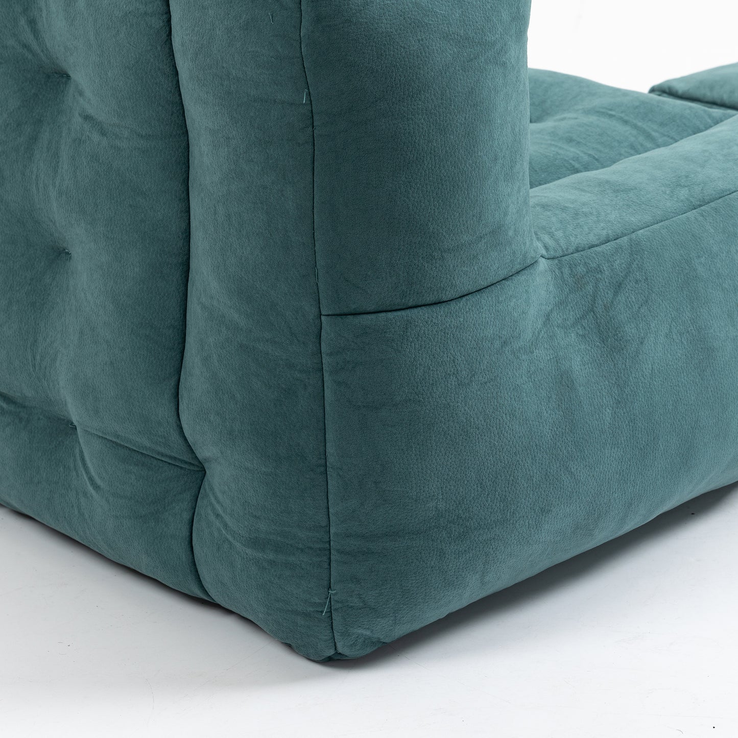 Memory Foam Bean Bag Chair with Ottoman for Adults and Kids, Soft Modern Sofa for Living Room and Bedroom
