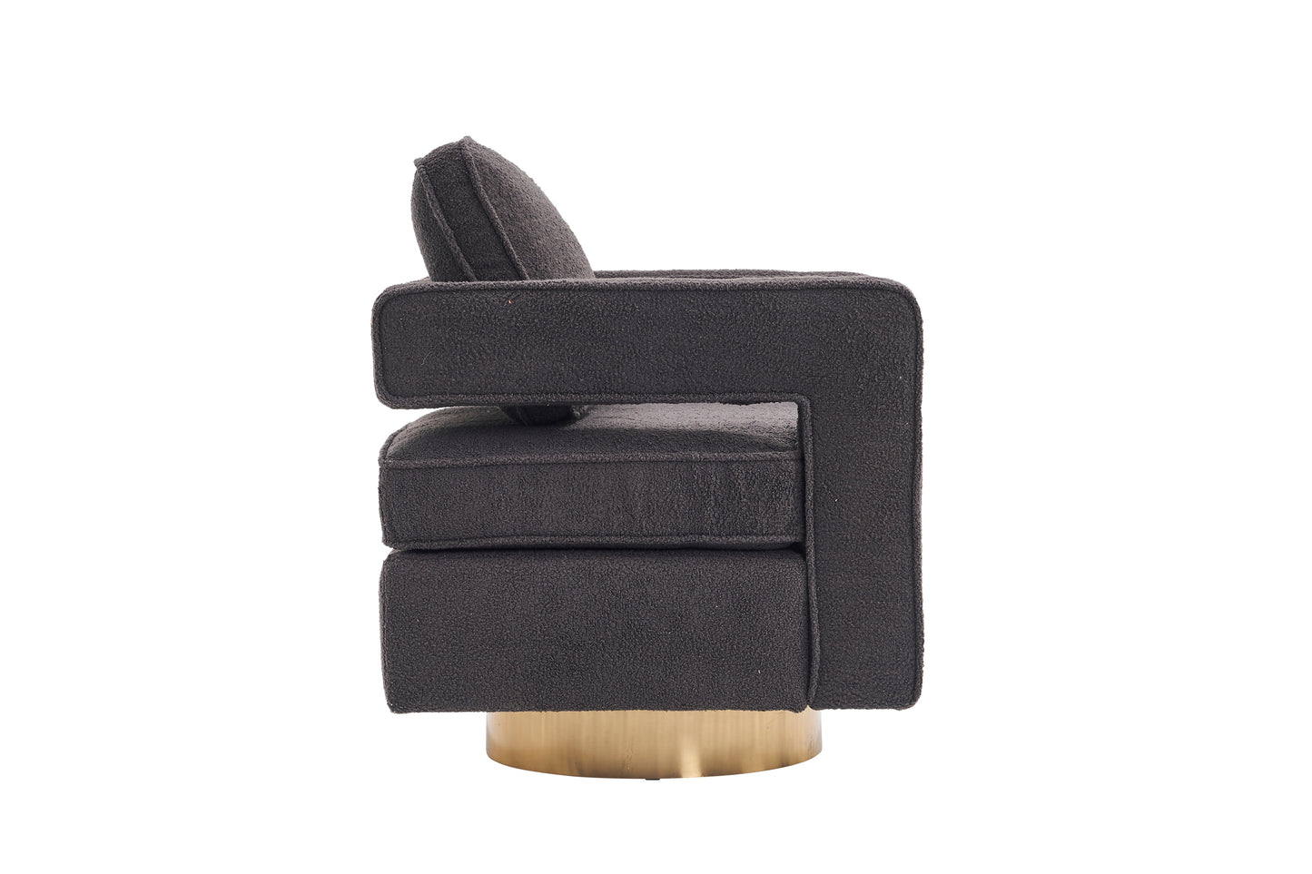 Modern 360 Degree Swivel Barrel Chair for Living Room Accent Small Armchair for Nursery Office Bedroom Hotel