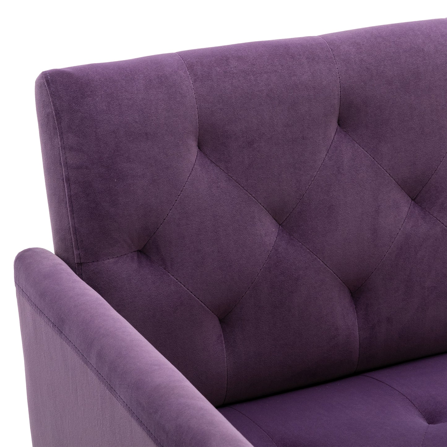 Accent Chair ,leisure single sofa with Rose Golden feet