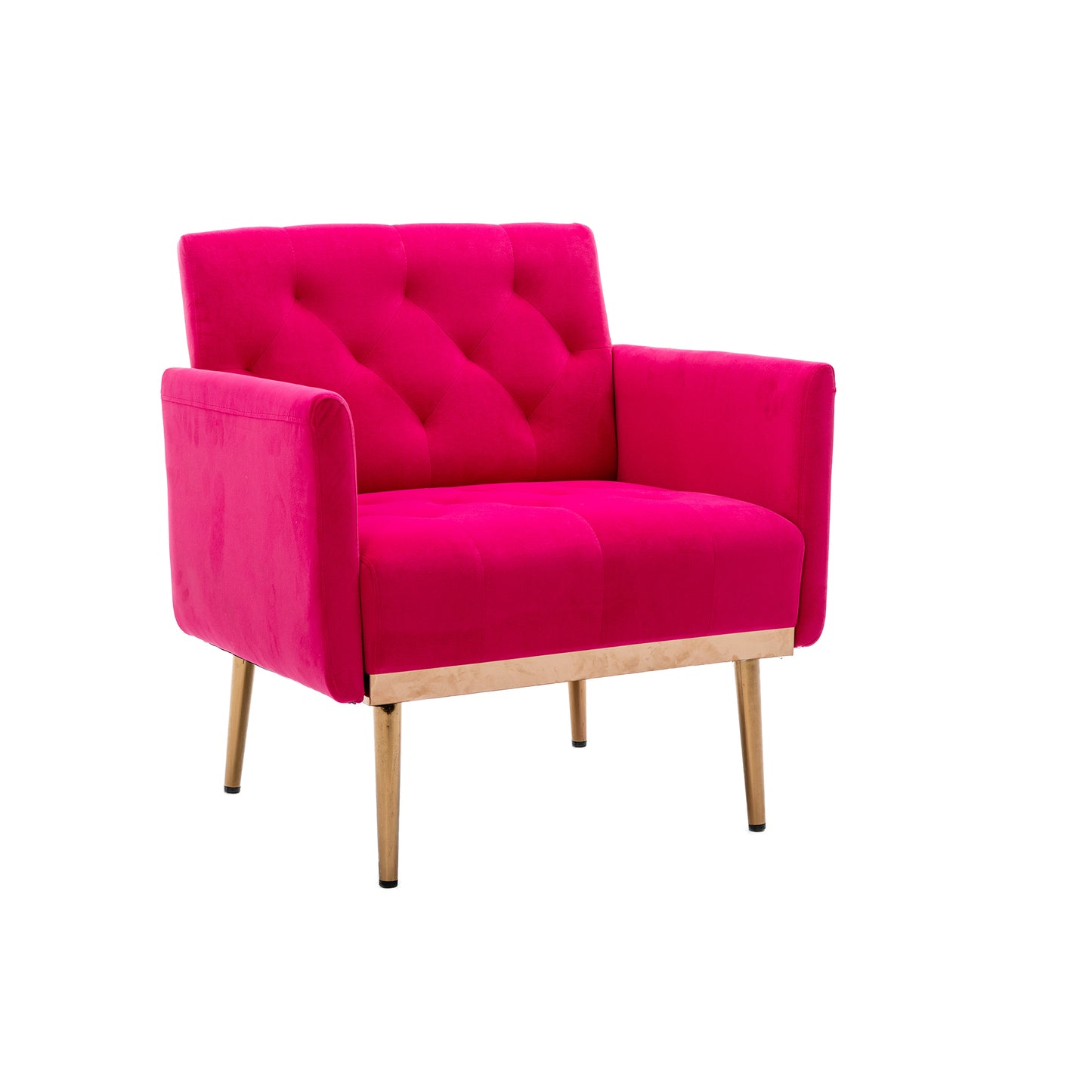 Accent Chair ,leisure single sofa with Rose Golden feet