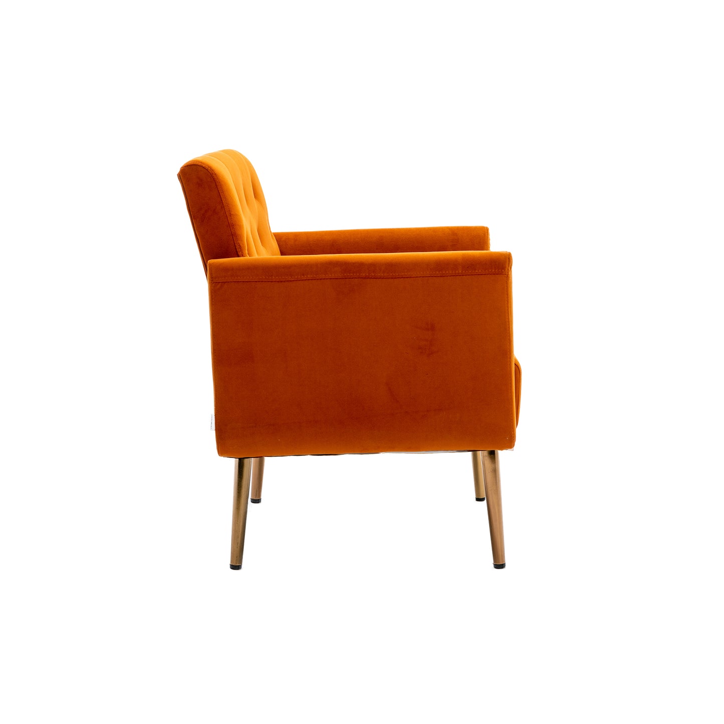 Accent Chair ,leisure single sofa with Rose Golden feet