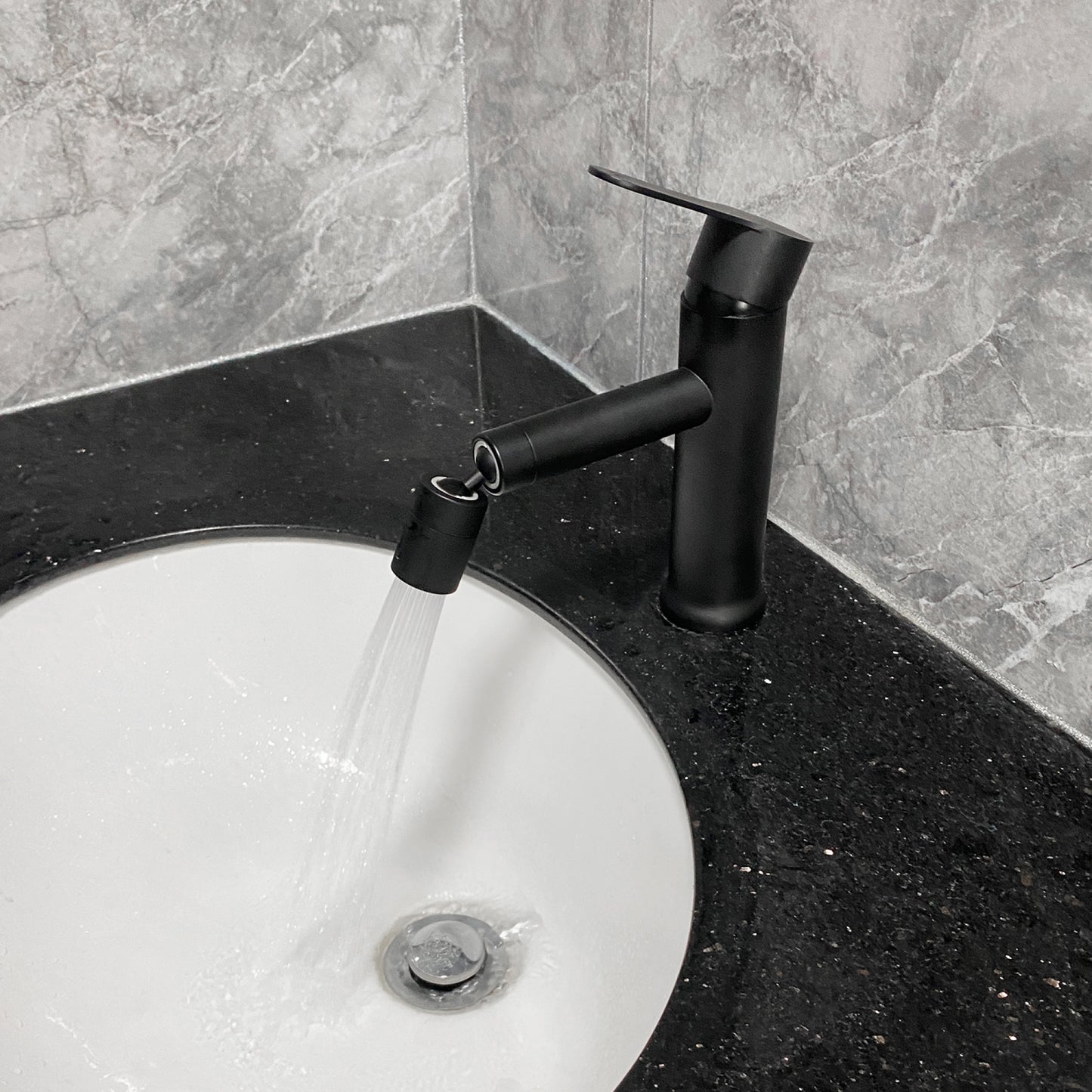 Single Handle Bathroom Vanity Sink Faucet - Modern Waterfall Design, Chrome Finish, Easy Install, Bathroom Accessories