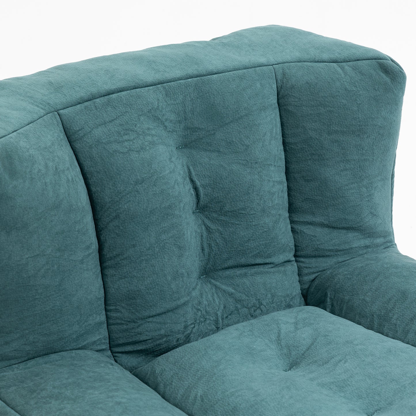 Memory Foam Bean Bag Chair with Ottoman for Adults and Kids, Soft Modern Sofa for Living Room and Bedroom