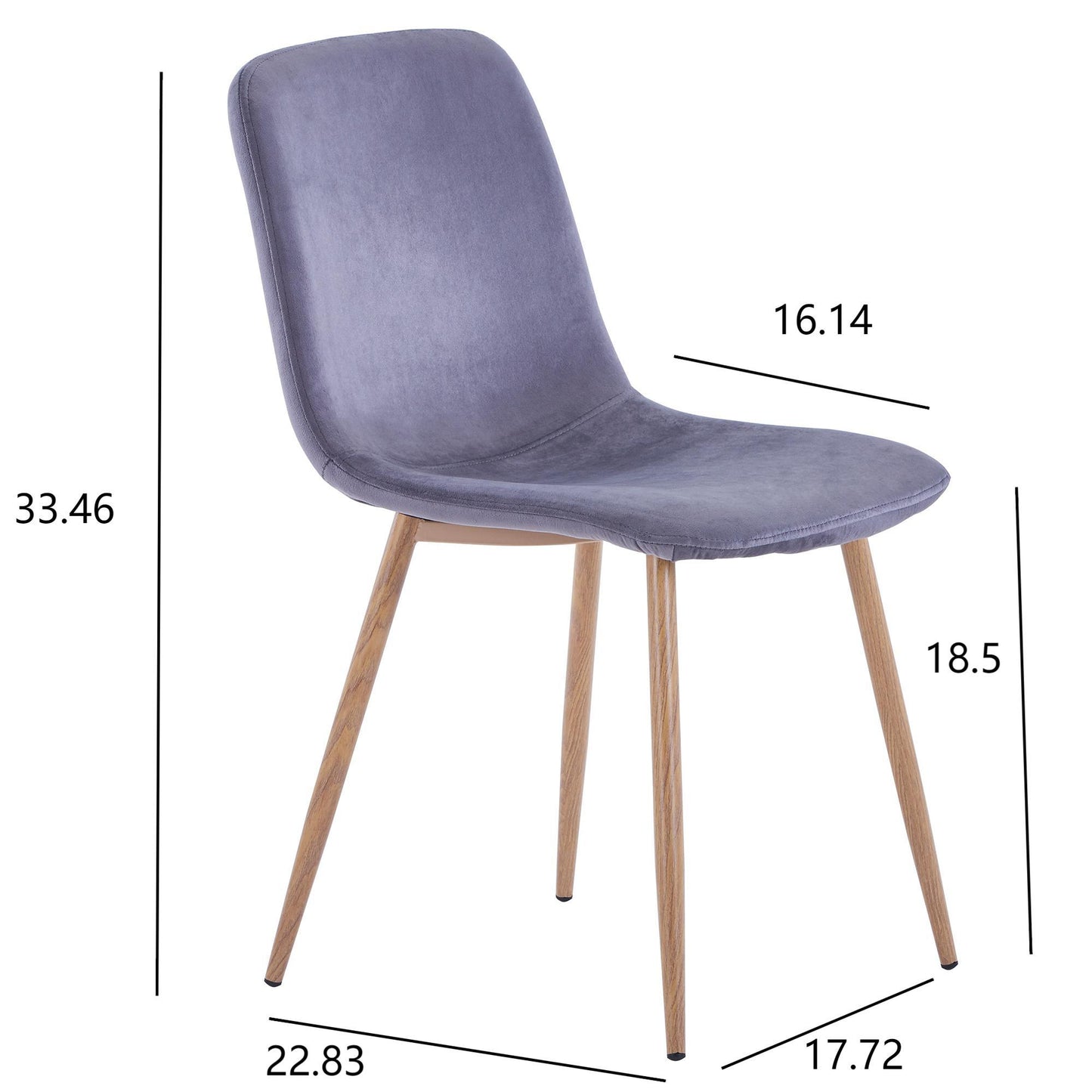Dining Chair 4PCS(BLUE),Modern style,New technology.Suitable for restaurants, cafes, taverns, offices, living rooms, reception rooms.