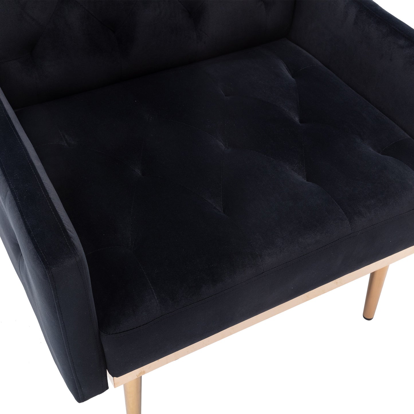 Accent Chair ,leisure single sofa with Rose Golden feet